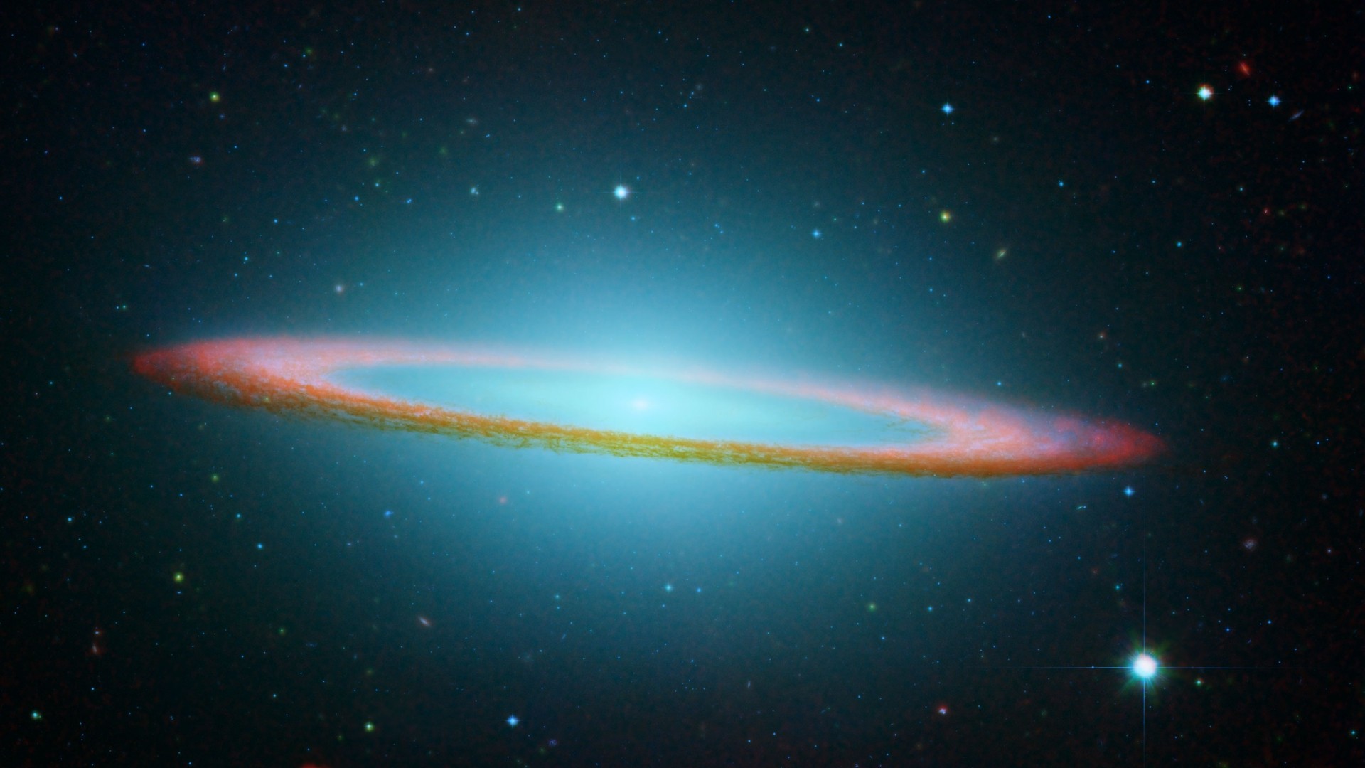 Galaxy Space NASA Sombrero Galaxy 1920x1080