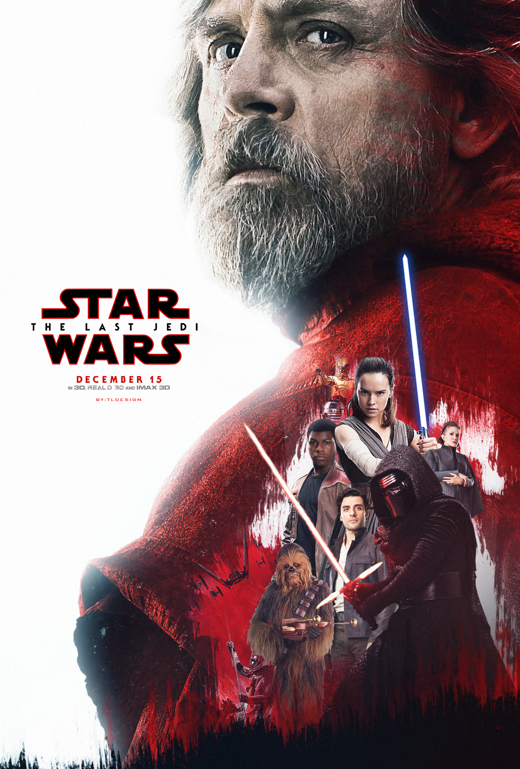 Star Wars The Last Jedi Daisy Ridley Rey From Star Wars Mark Hamill Luke Skywalker Adam Driver Kylo  1688x2497