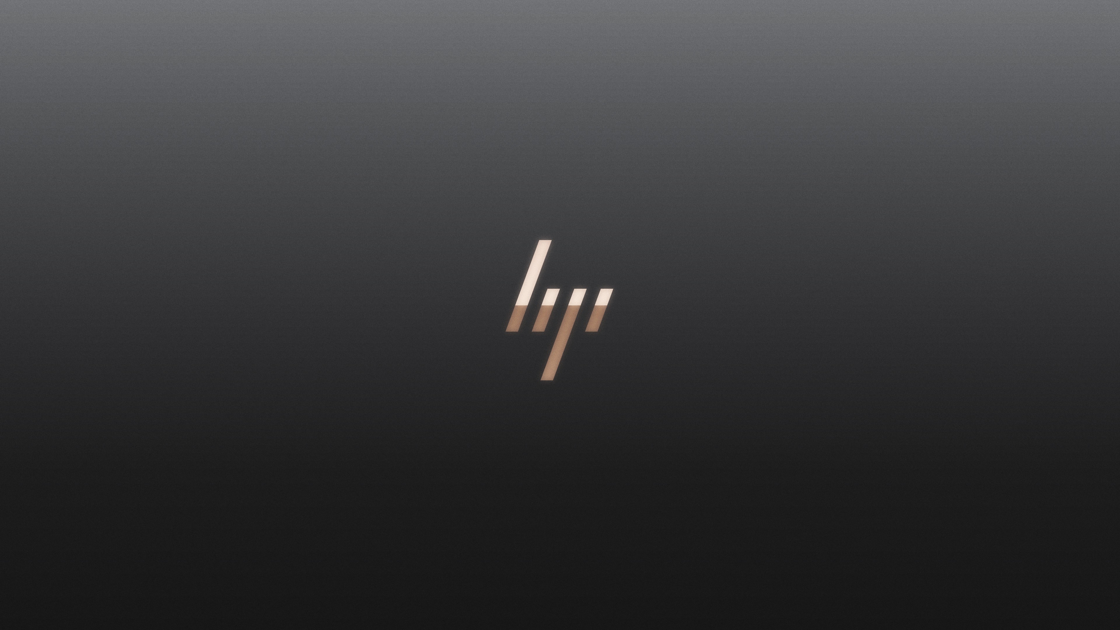 Logo Hewlett Packard Minimalism Simple Background 3840x2160