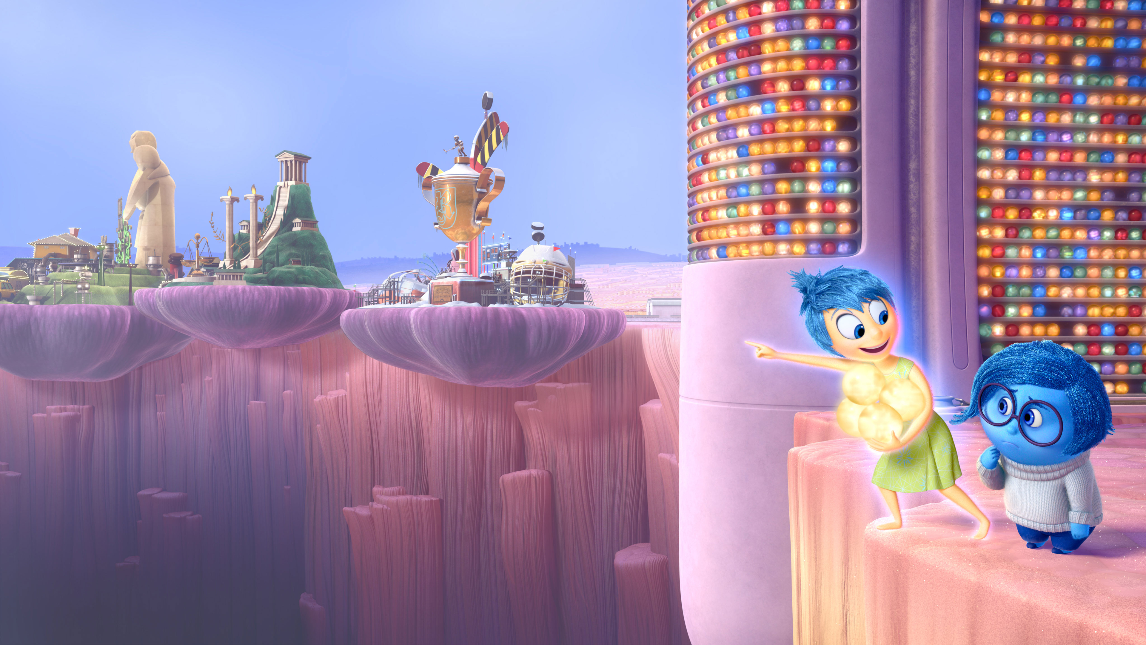 Inside Out Joy Inside Out Sadness Inside Out 3840x2160