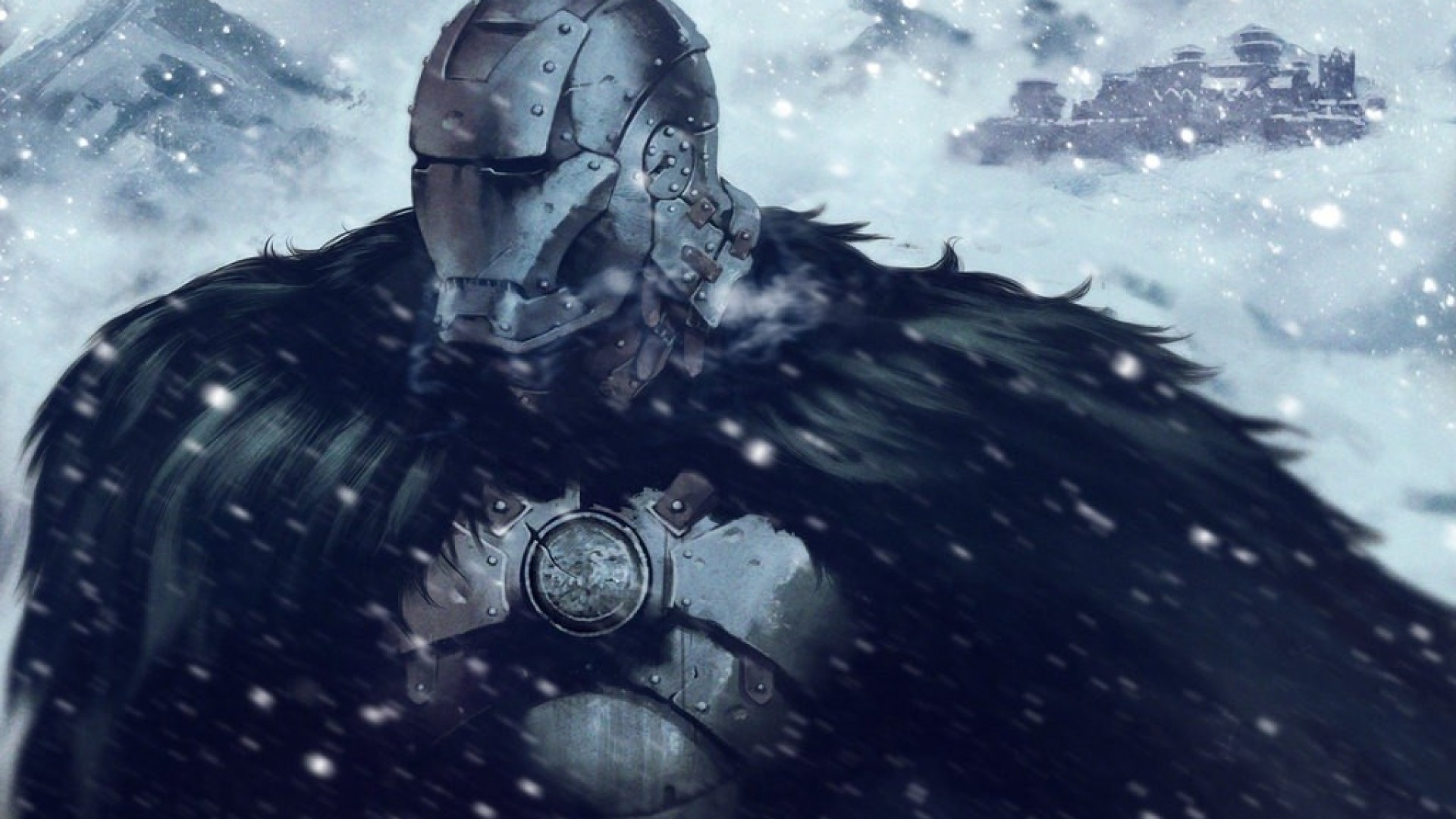 Game Of Thrones Iron Man Crossover Snow House Stark Fantasy Art 1920x1080