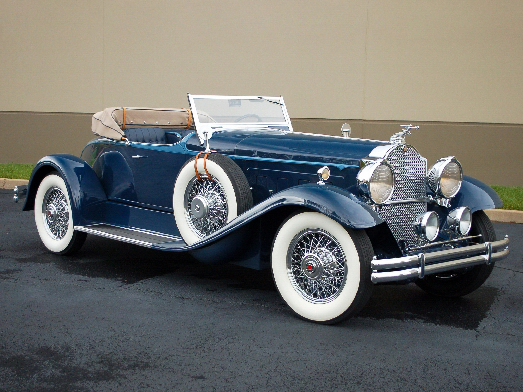 1930 Packard Speedster Eight Boattail Roadster Vintage Car Luxury Car 2048x1536