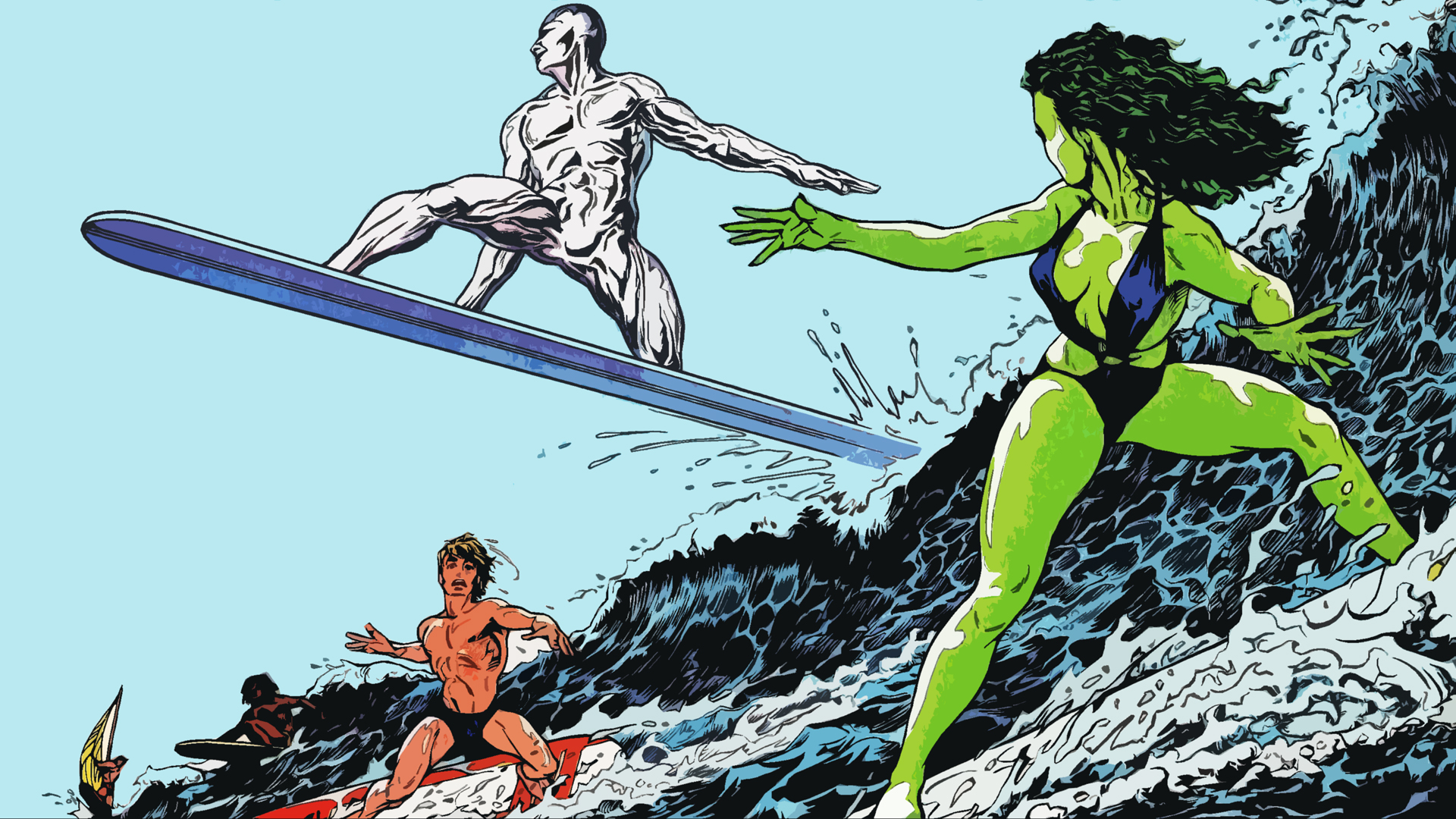 Silver Surfer Marvel Comics 1920x1080