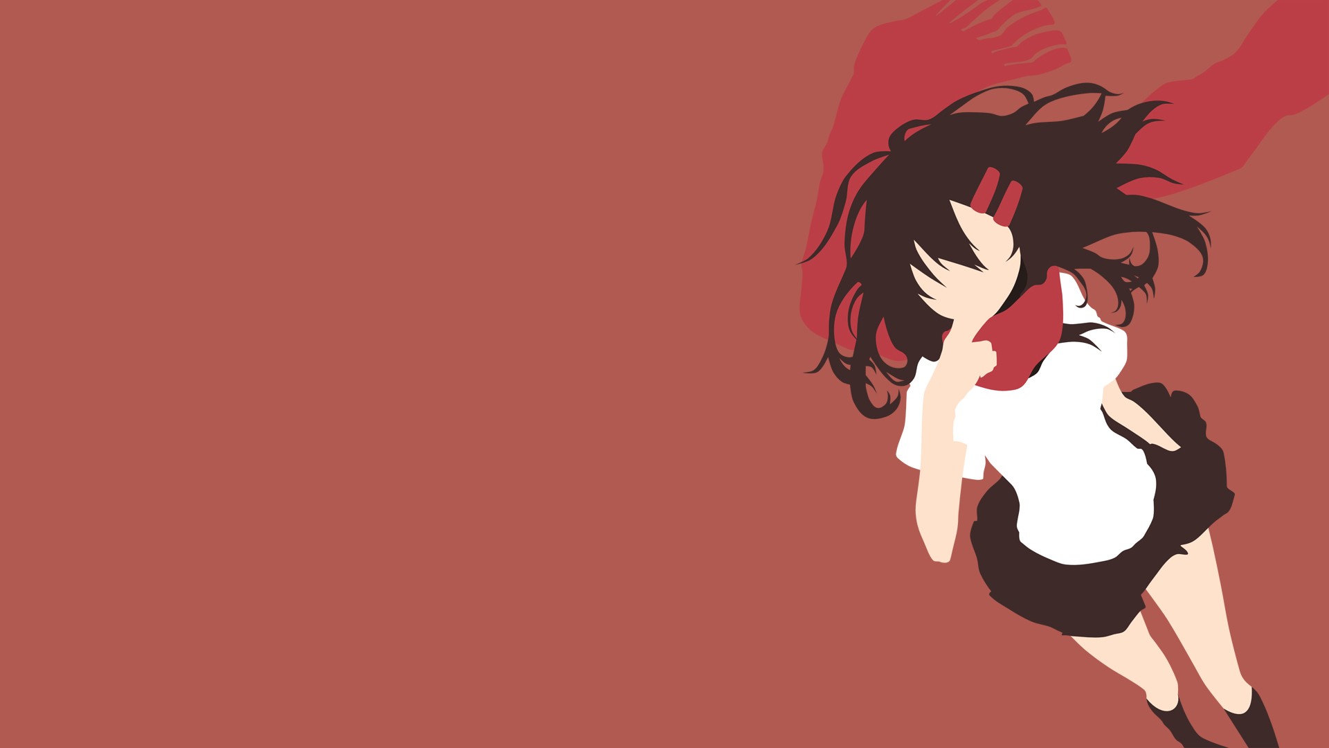 Minimalism Anime Girls Anime Kagerou Project Tateyama Ayano 1920x1080