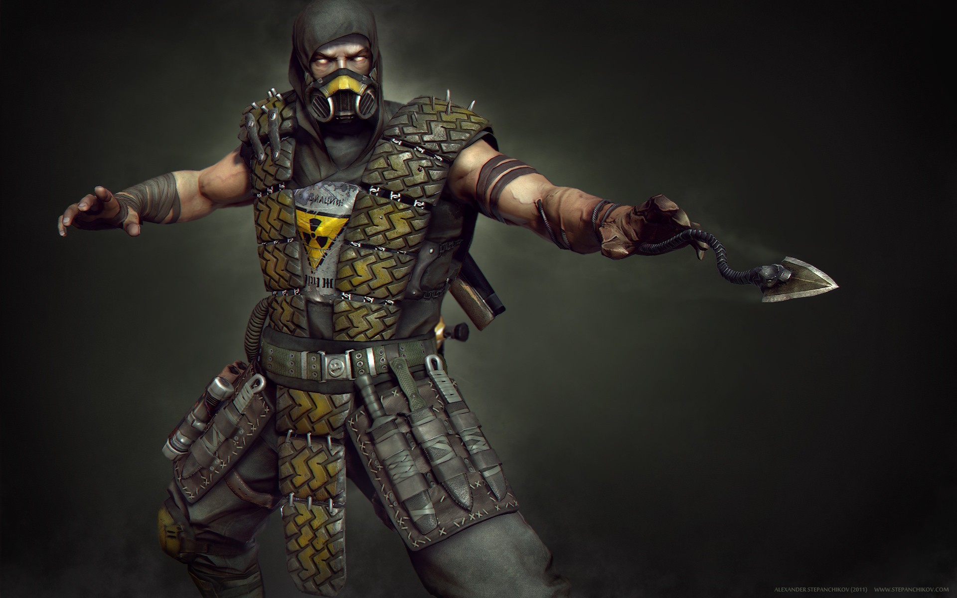 Scorpion Character Mortal Kombat Video Game Warriors Video Games 1920x1200