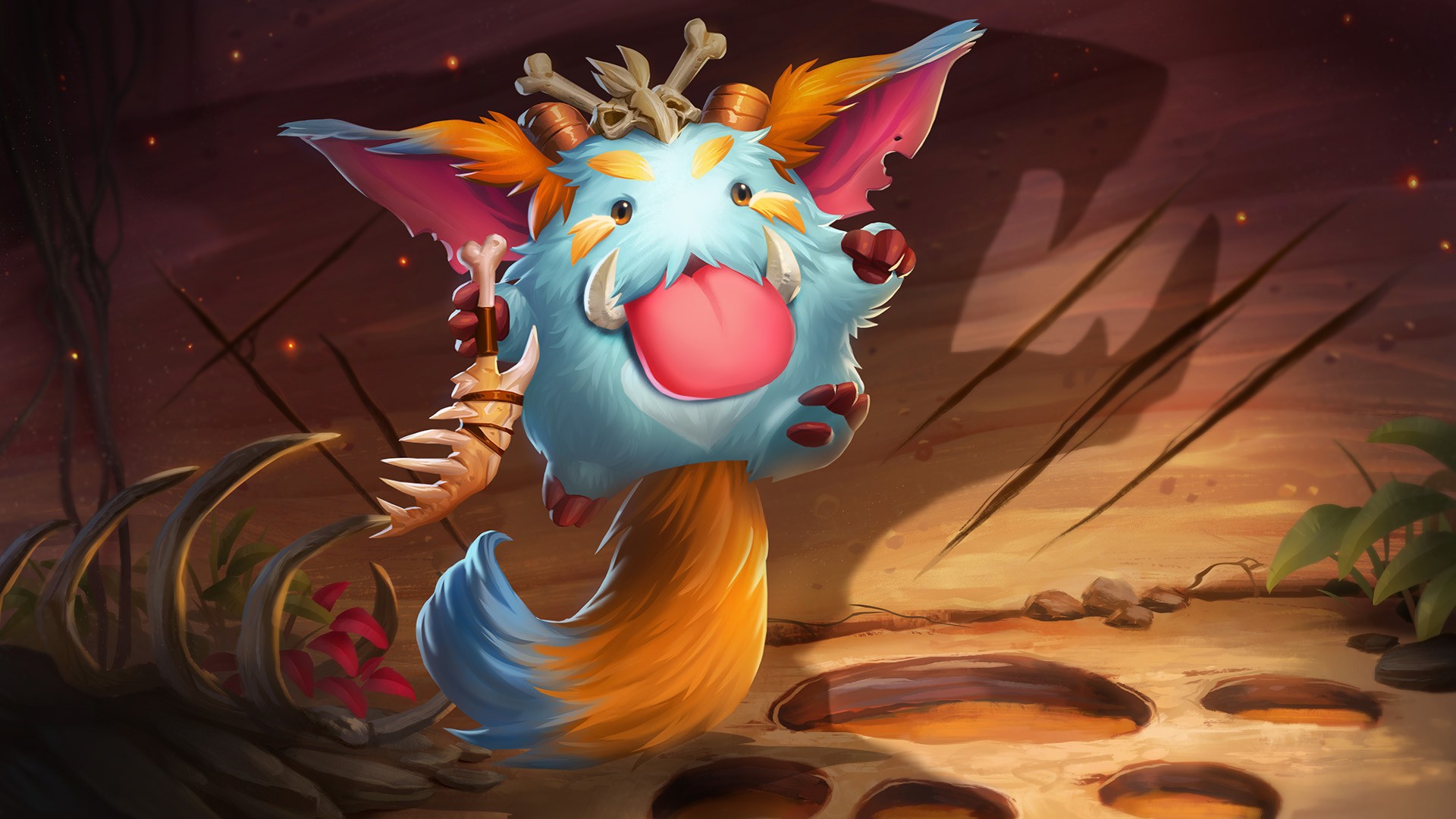 League Of Legends Poro Gnar 1920x1080