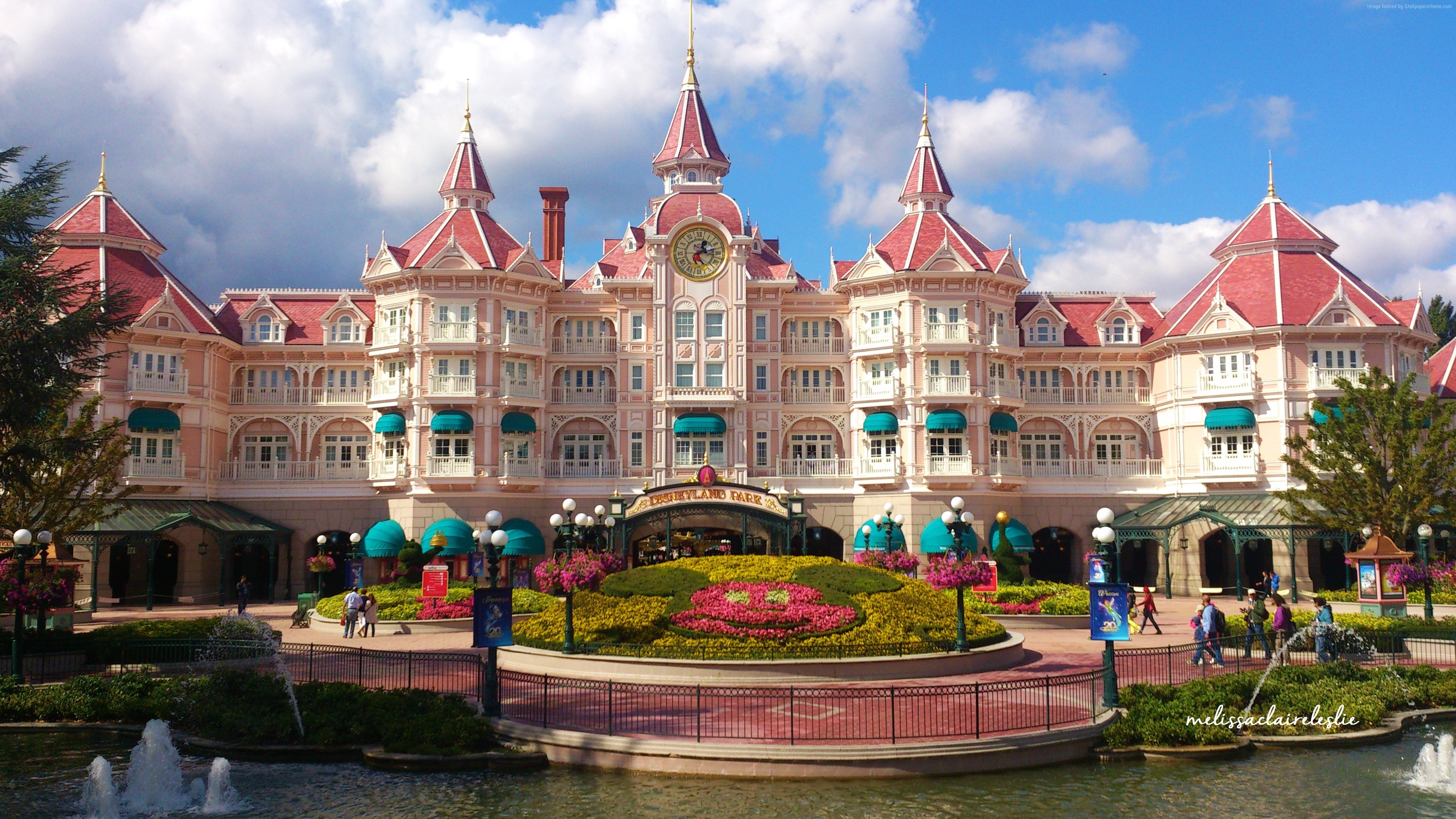 Man Made Hotel Disneyland Paris France Architecture 3939x2215