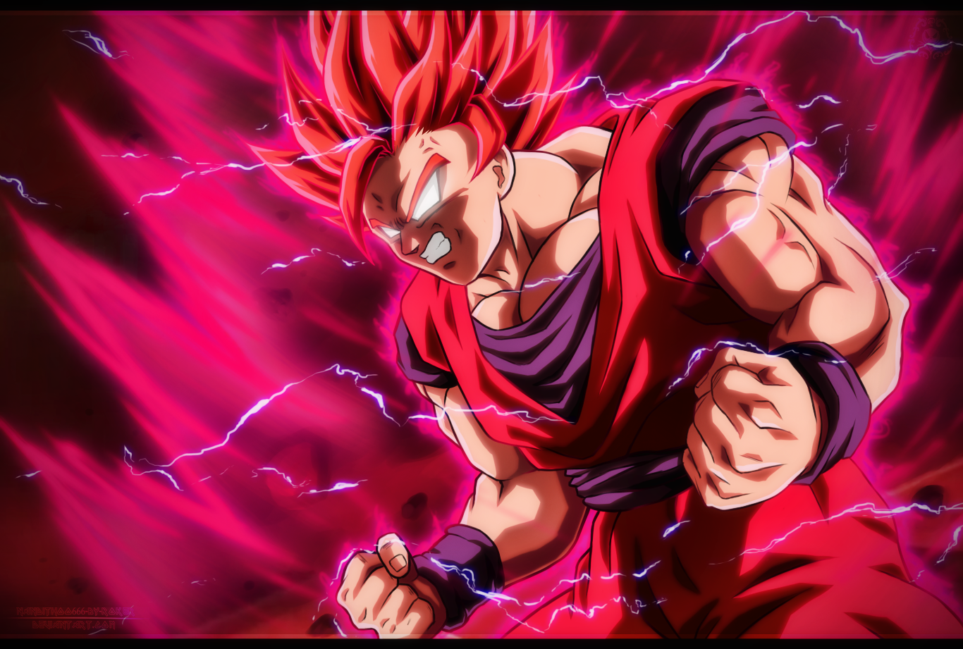 Son Goku Dragon Ball Tournament Of Power Redhead 1366x921