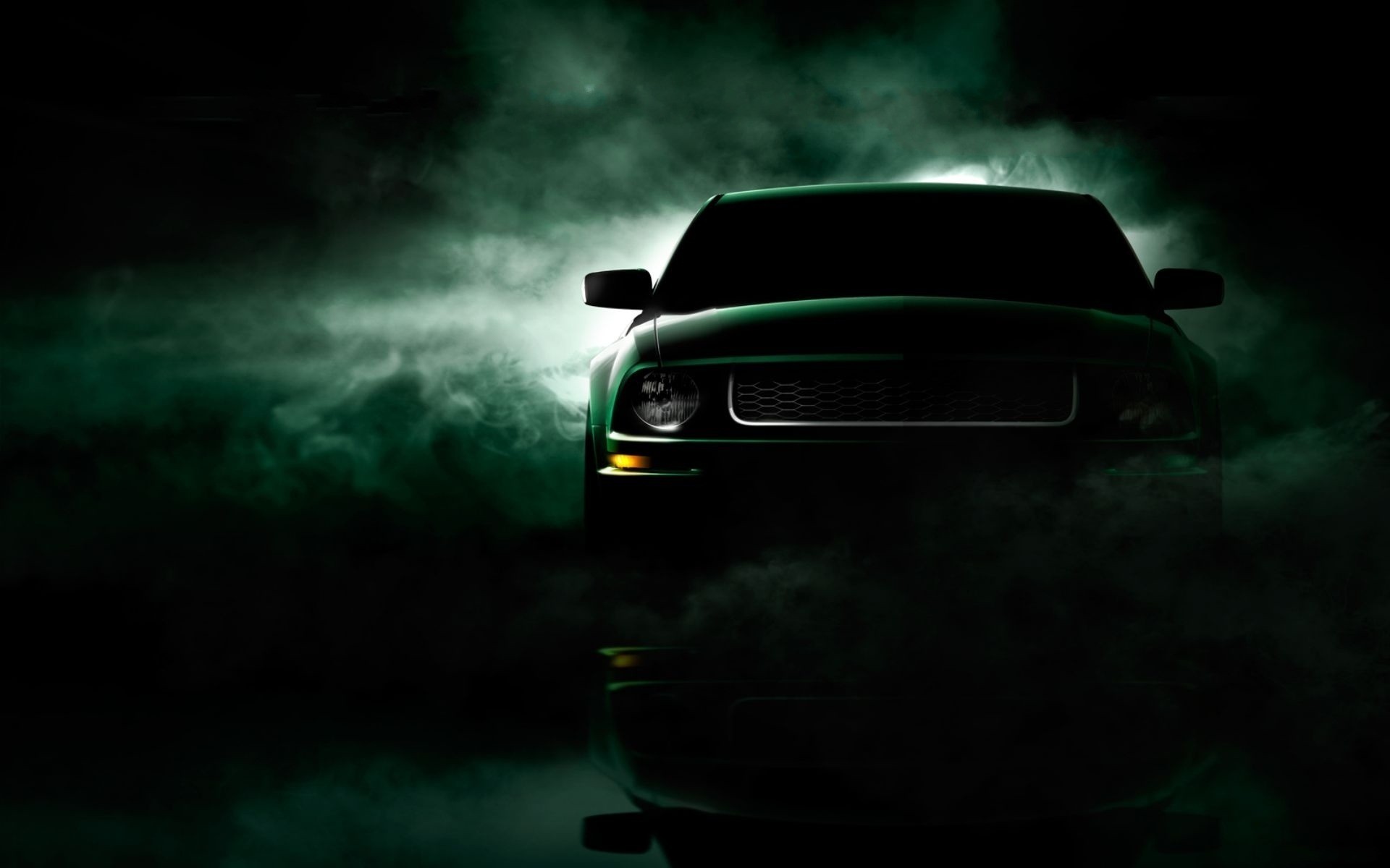 Car Blue Smoke Muscle Cars Ford Mustang 1920x1200