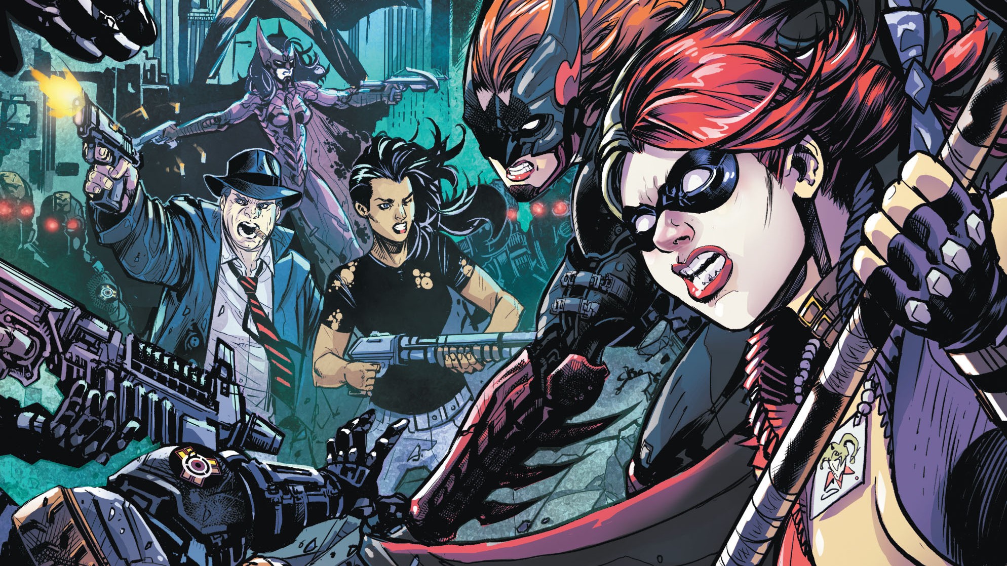 Bird Of Prey DC Comics DC Universe Harley Quinn Batwoman Huntress 1988x1118