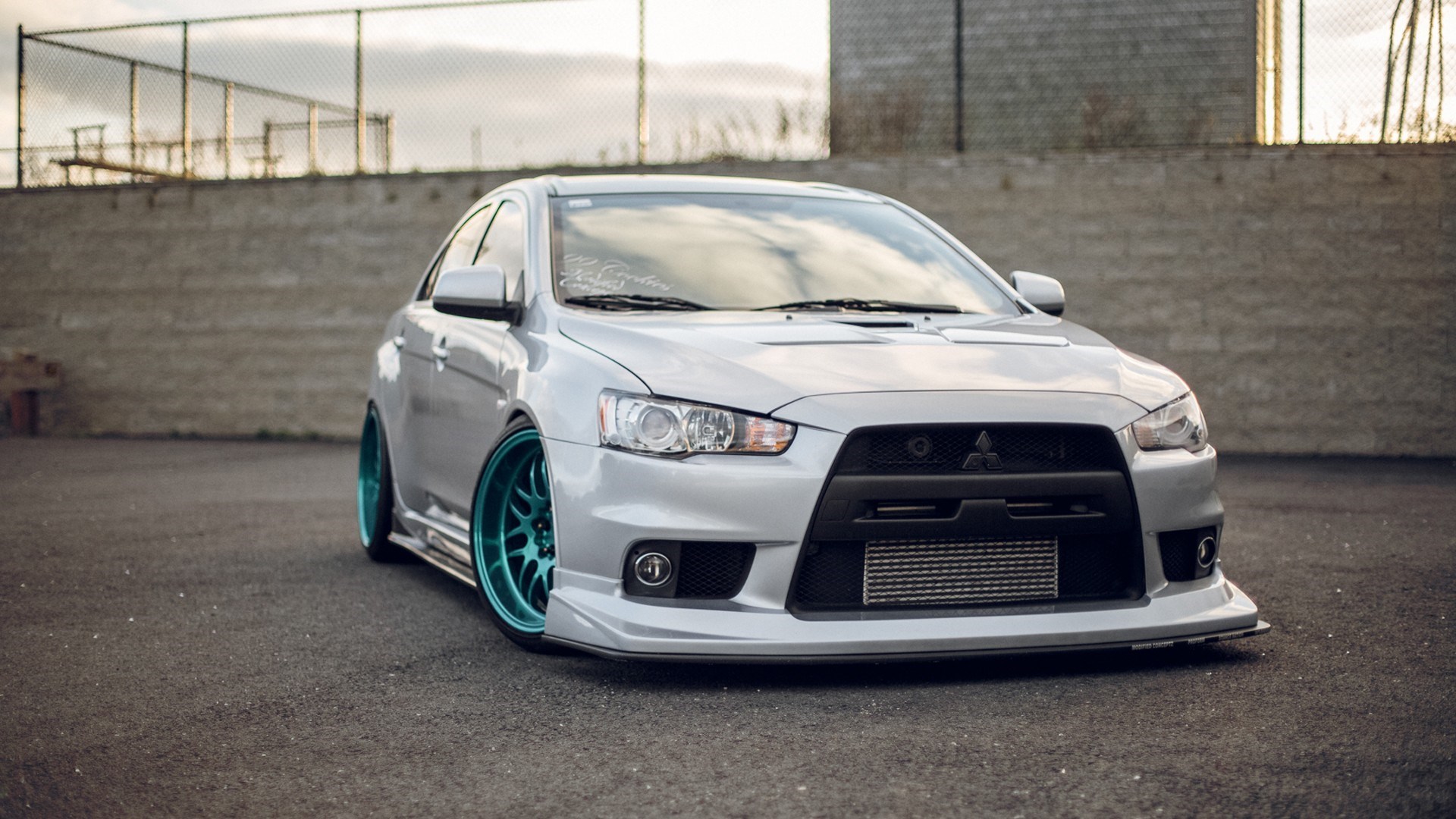 Vehicles Mitsubishi Lancer Evolution X 1920x1080