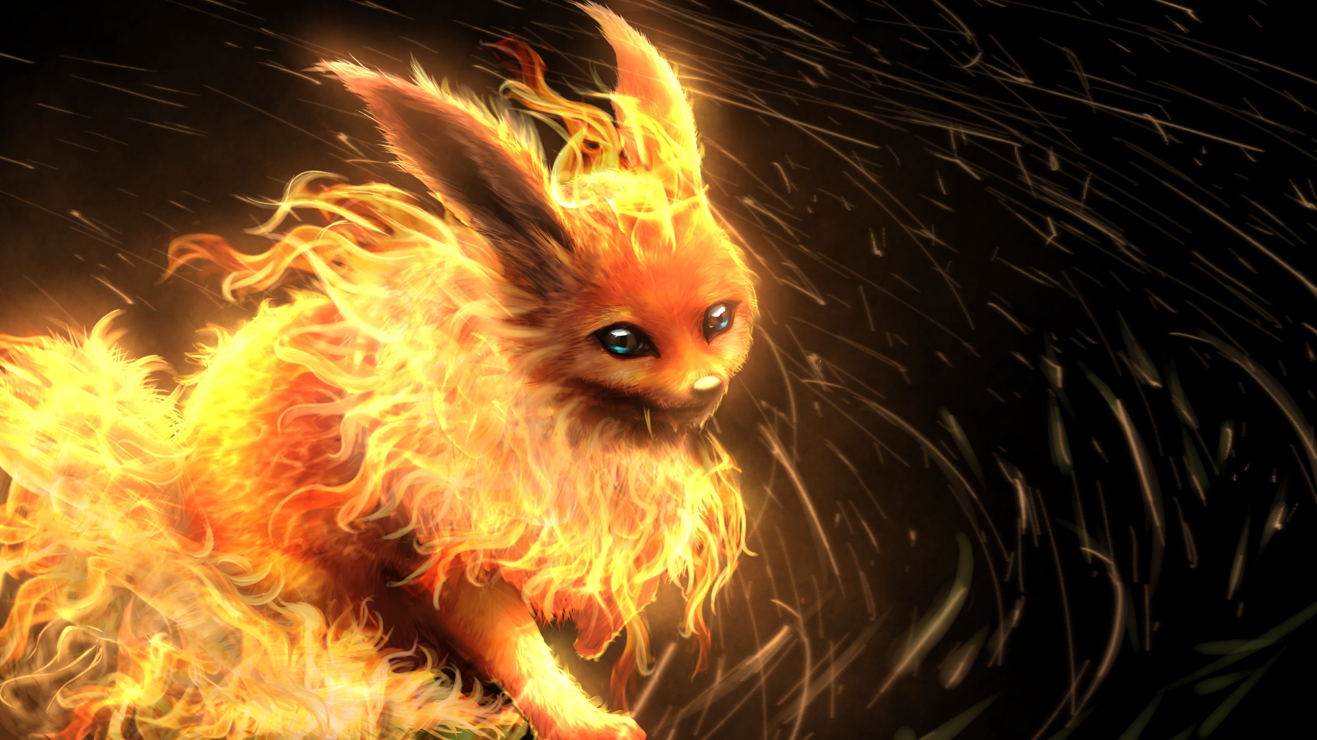 Flareon Pokemon 1920x1080