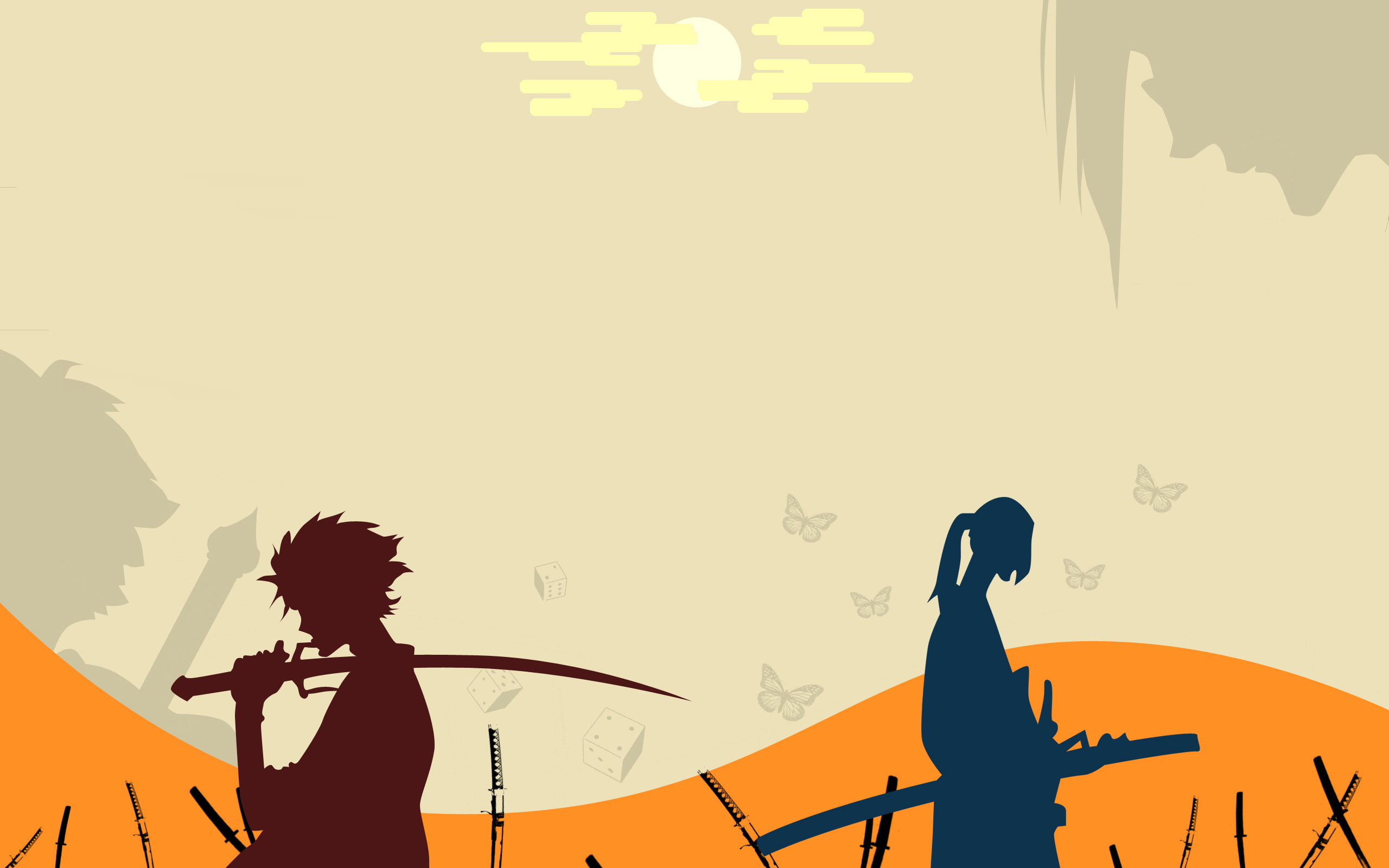 Samurai Champloo Anime Katana Samurai Warrior Jin Samurai Champloo Mugen Samurai Champloo 2560x1600