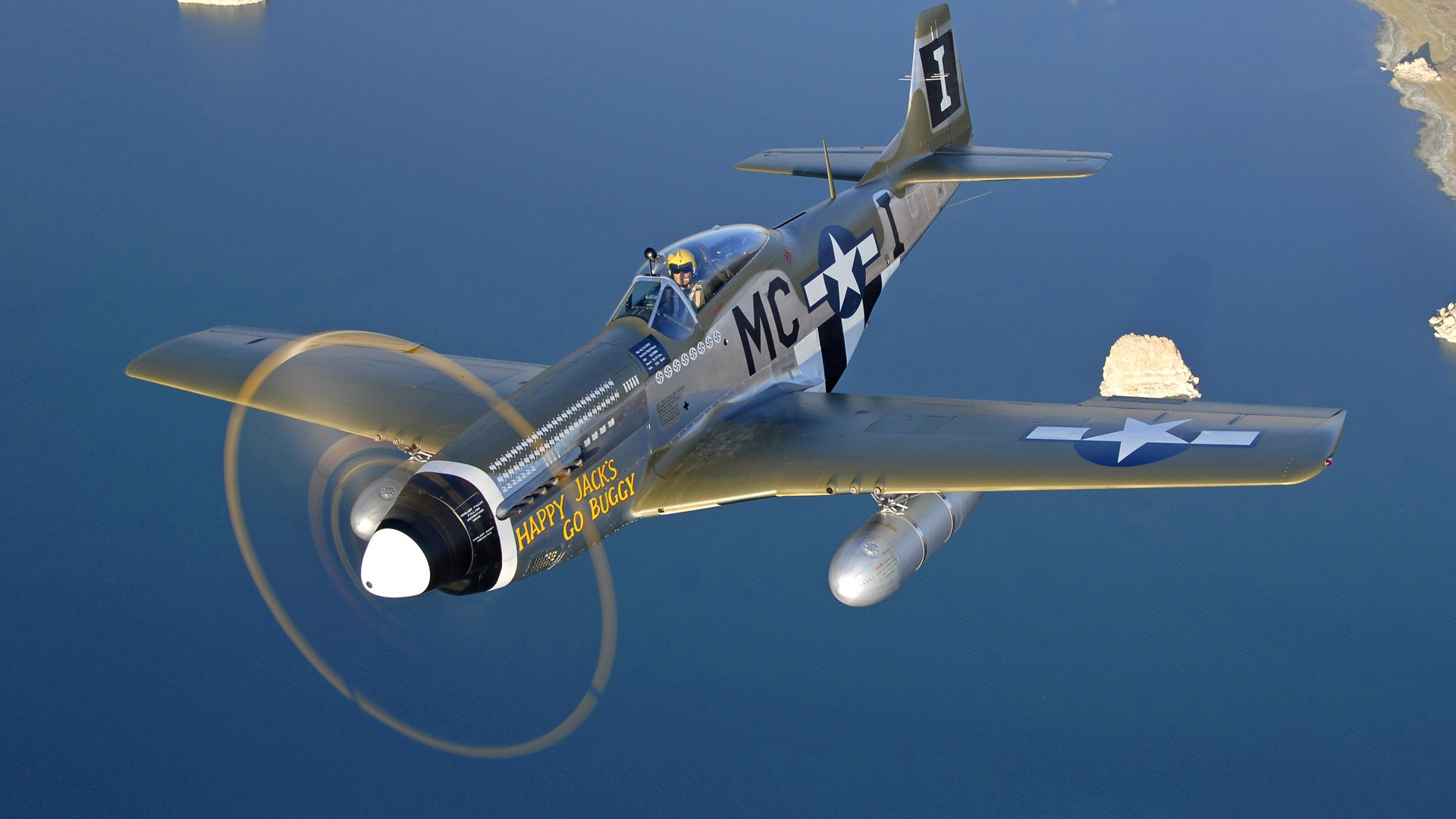 North American P 51 Mustang Vehicle Propeller Aircraft 1920x1080