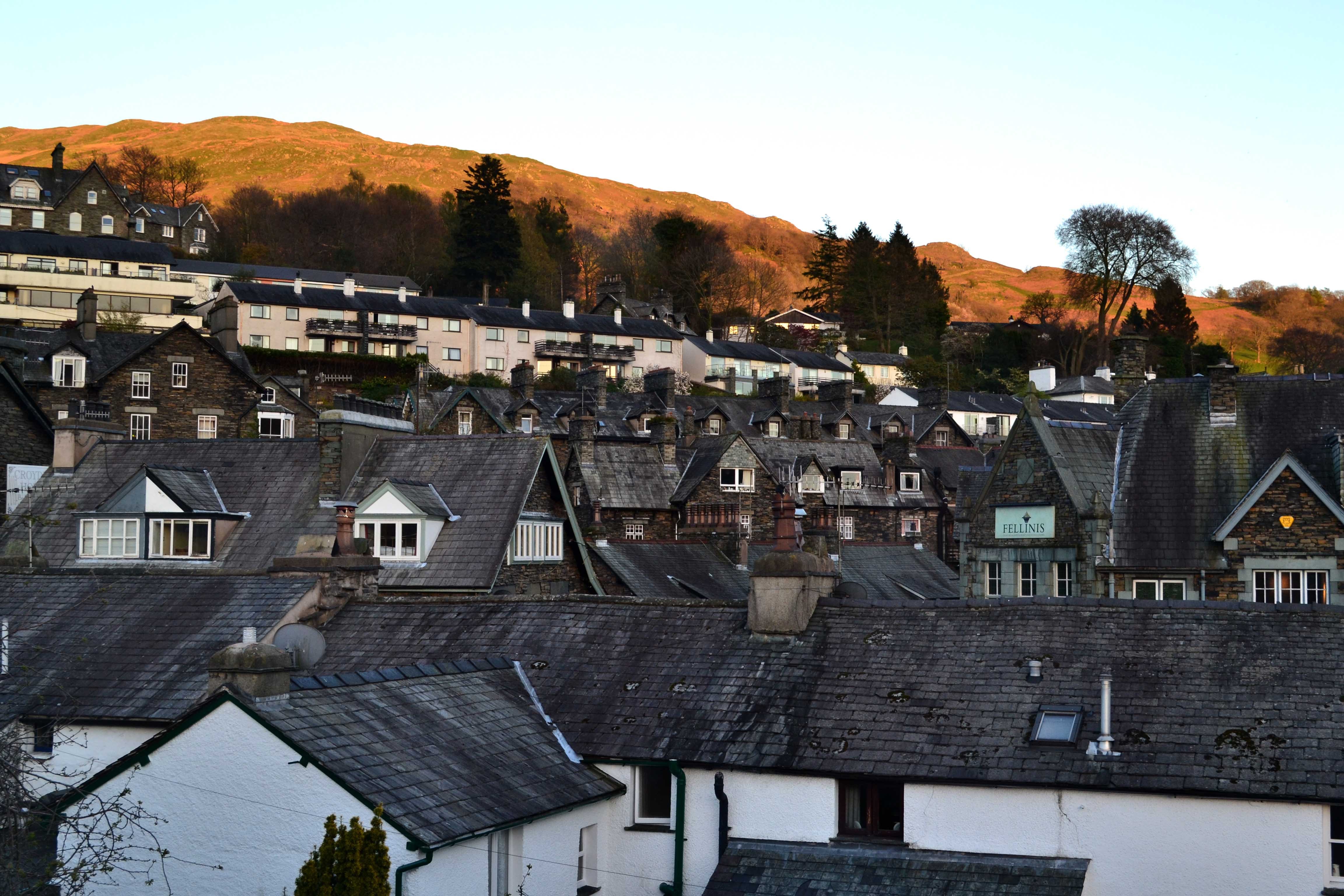 Rooftops England Cumbria Town 4608x3072