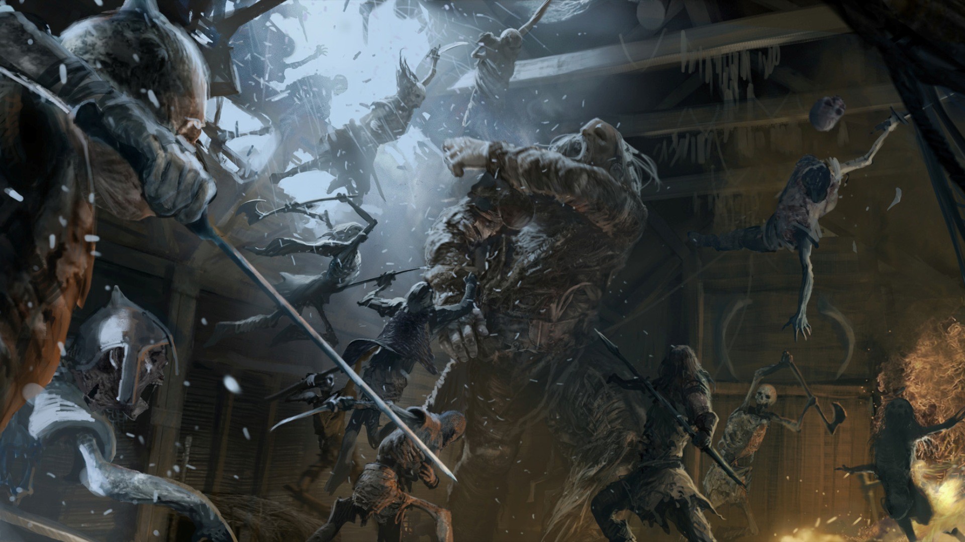 Game Of Thrones Fantasy Art The Others Giant 1920x1080