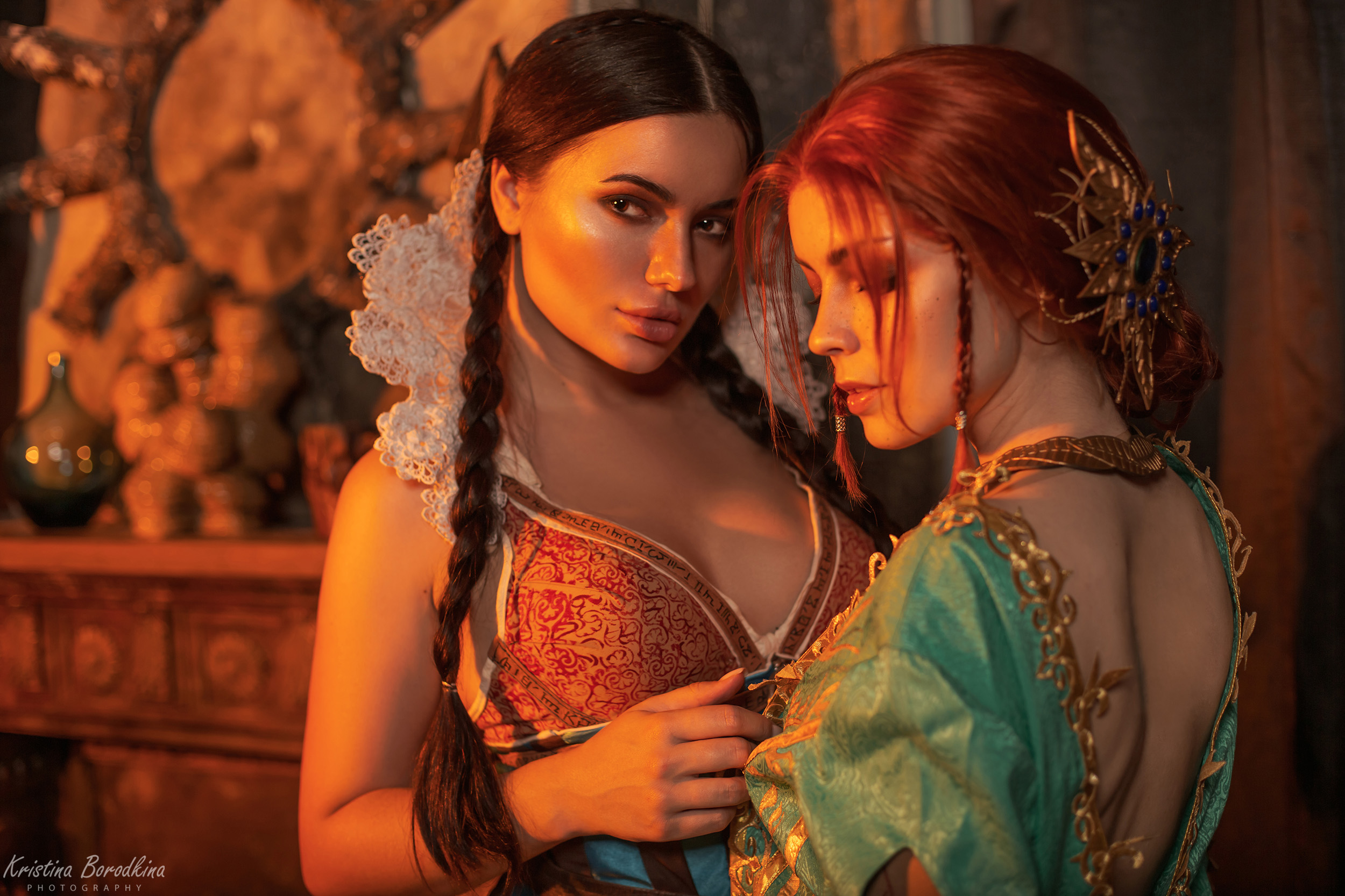 Triss Merigold The Witcher The Witcher 3 Wild Hunt Video Games Video Game Characters Women Redhead B 2500x1667