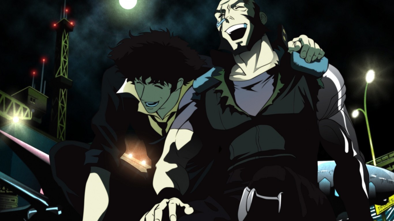 Cowboy Bebop Jet Black Spike Spiegel 1366x768