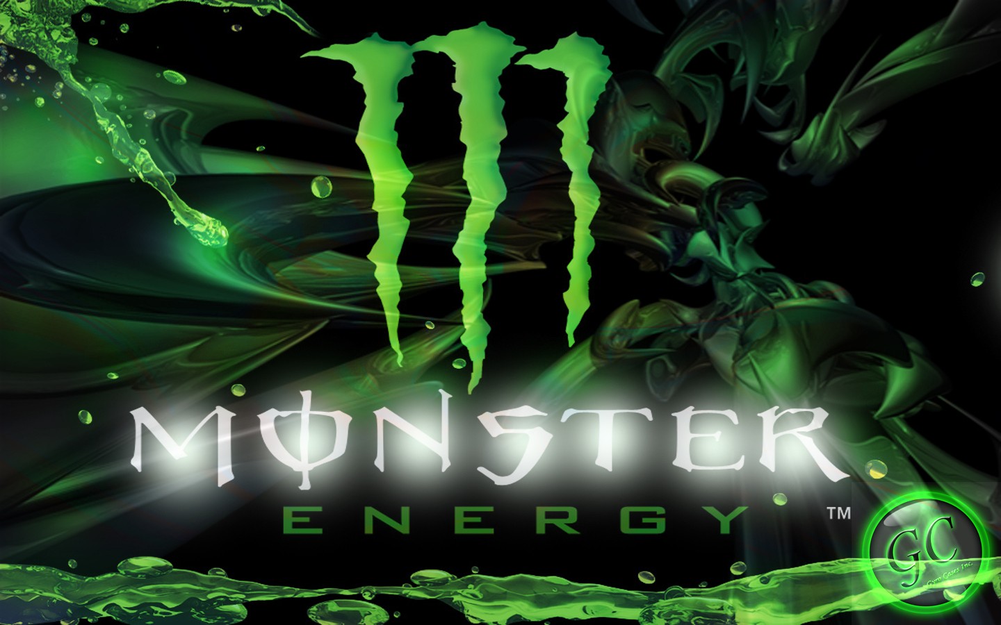 Monster Energy Logo Digital Art 1440x900
