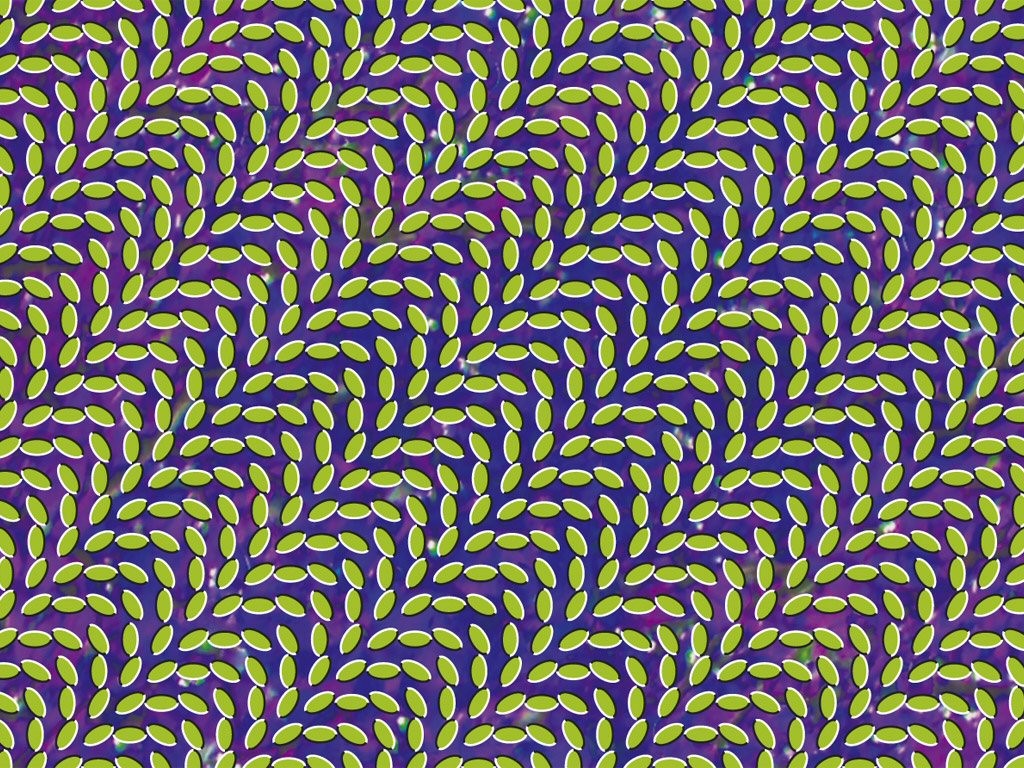 Optical Illusion Abstract Merriweather Post Pavilion Animal Collective Album Covers 1024x768