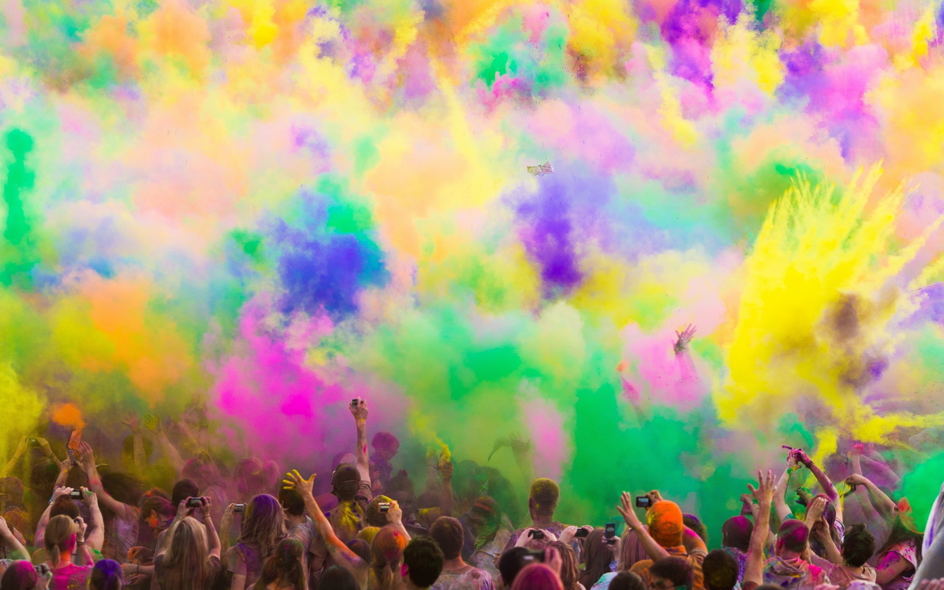 Holi Colors People 1920x1200