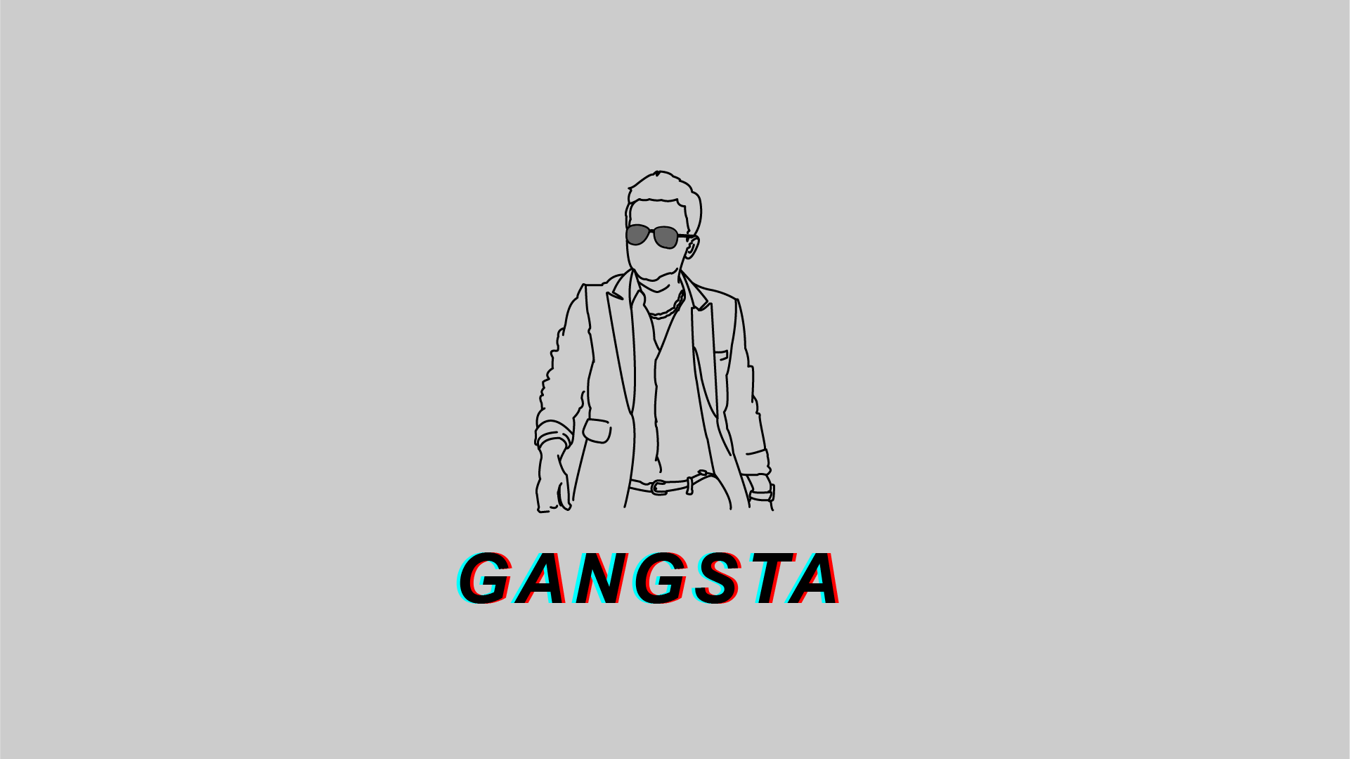 Gangster Taiwan Minimalism Simple Background 1921x1080