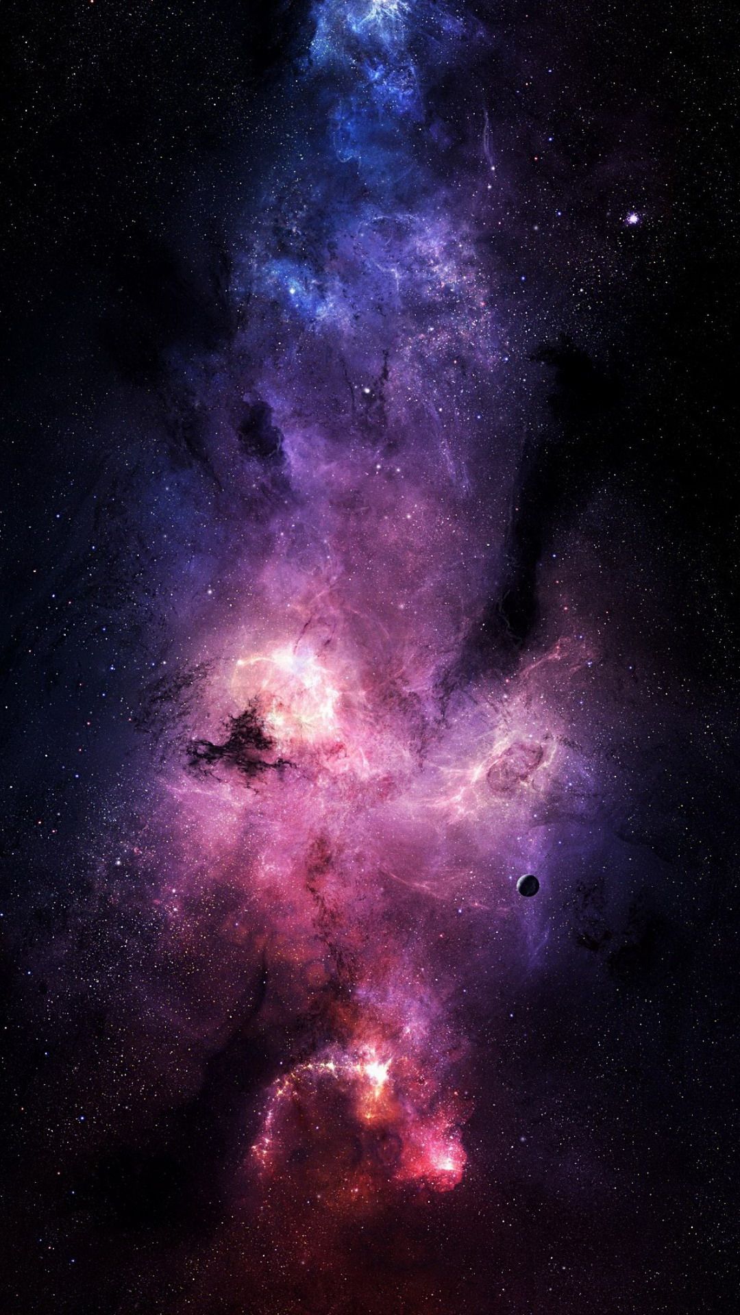 Space Vertical Nebula Portrait Display Astronomy Universe 1080x1920
