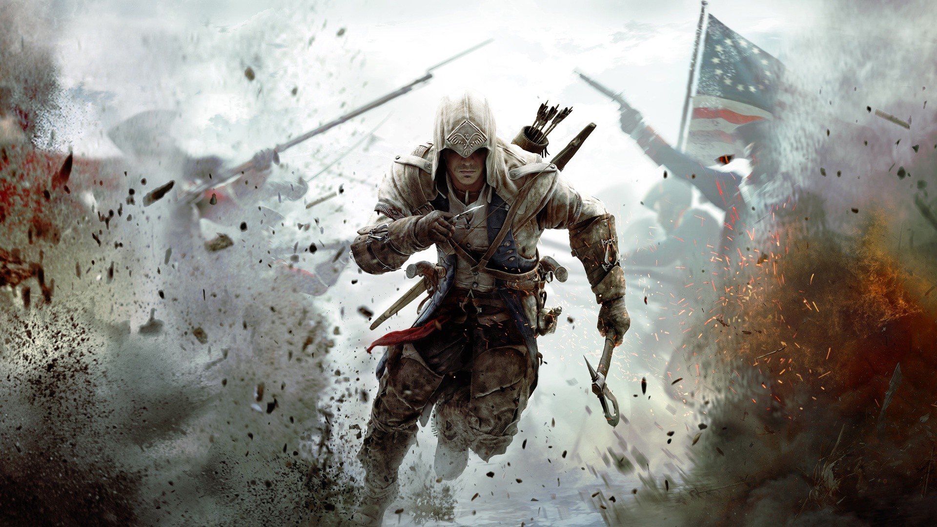 Video Games Assassins Creed American Revolution Connor 1920x1080
