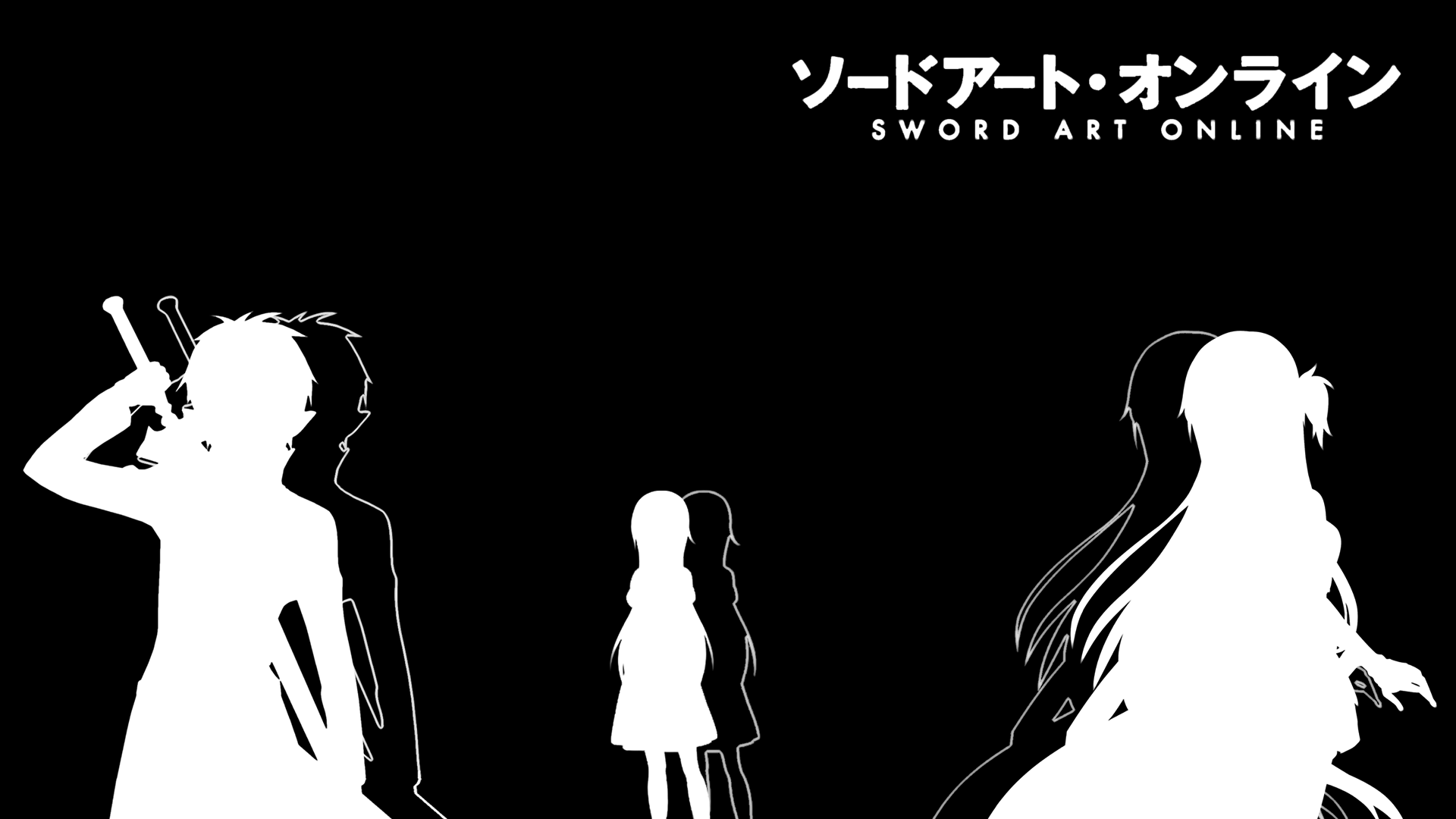 Anime Sword Art Online Kirigaya Kazuto Yuuki Asuna Yui MHCP001 1920x1080