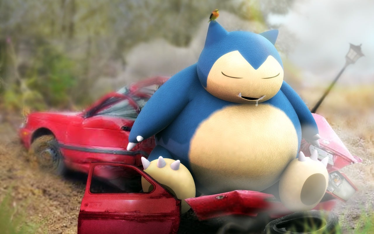 Snorlax Anime 1280x800