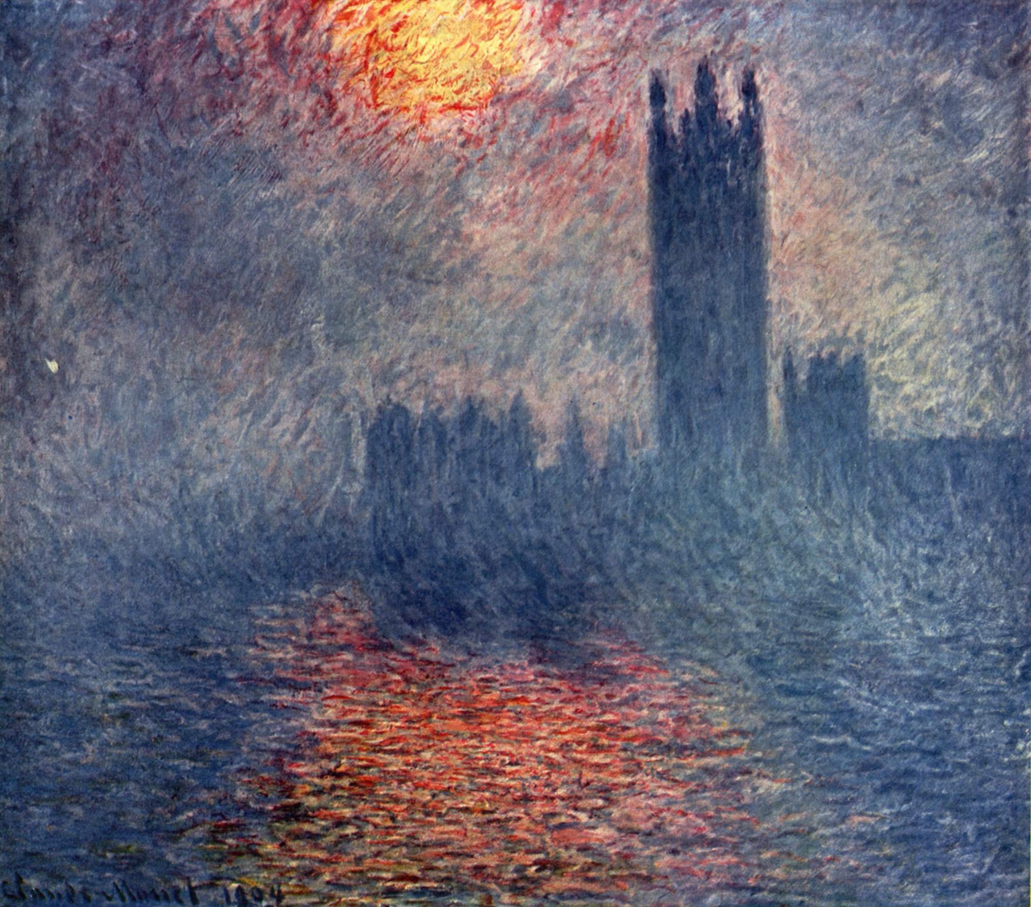 Claude Monet Painting Classic Art Sun 2024x1781