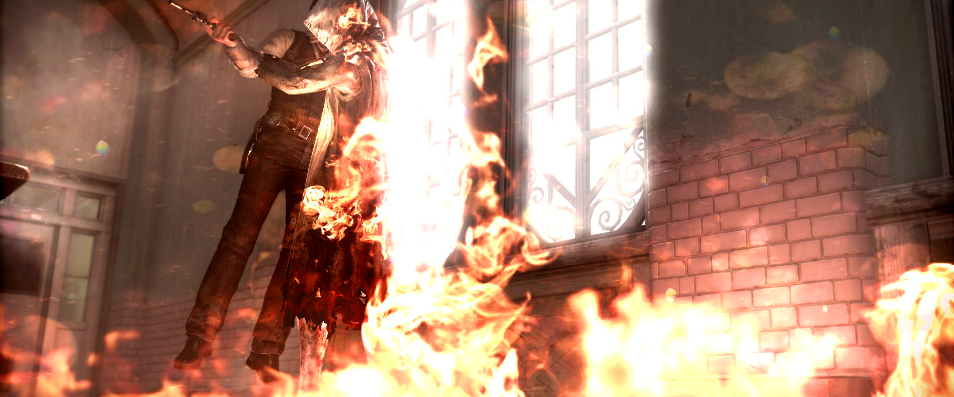 The Evil Within Screen Shot Fire 1920x800