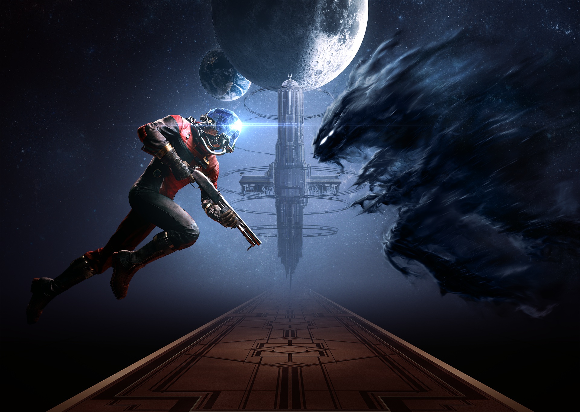 Prey Video Games Science Fiction PC Gaming Weapon Horror 1920x1365