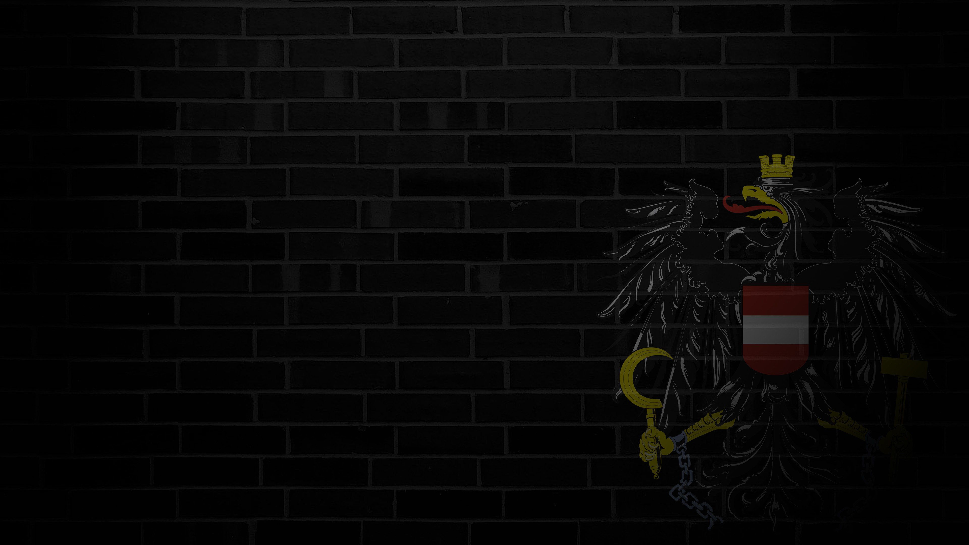 Austria Crest Wall Dark 3840x2160