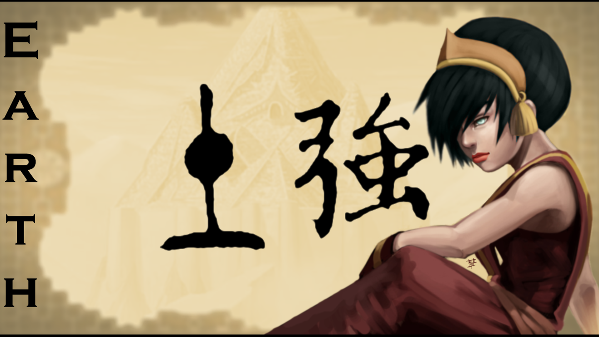 Anime Avatar The Last Airbender Toph Beifong 1920x1080