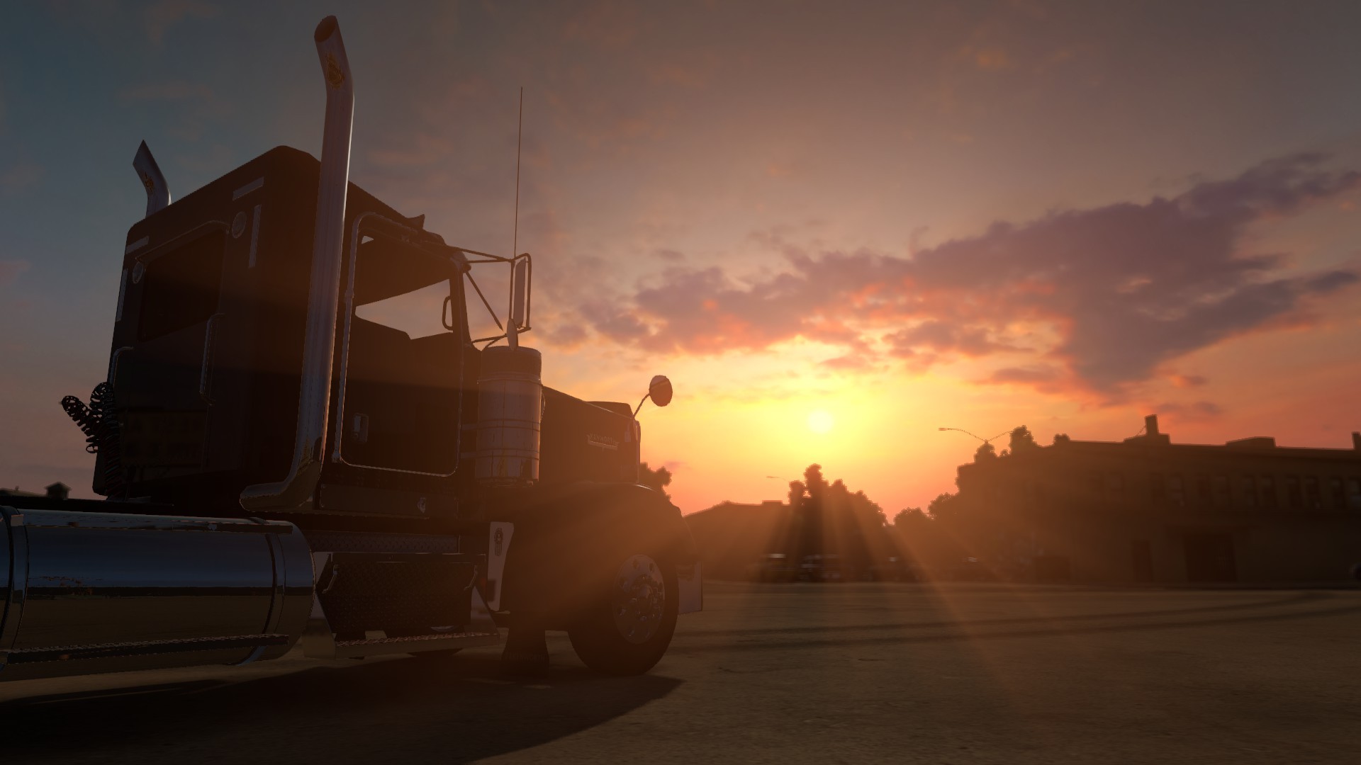 ATS American Truck Simulator Sunset 1920x1080