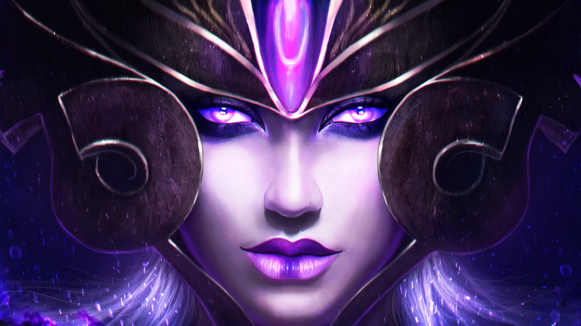 Digital Art League Of Legends Syndra 1920x1080