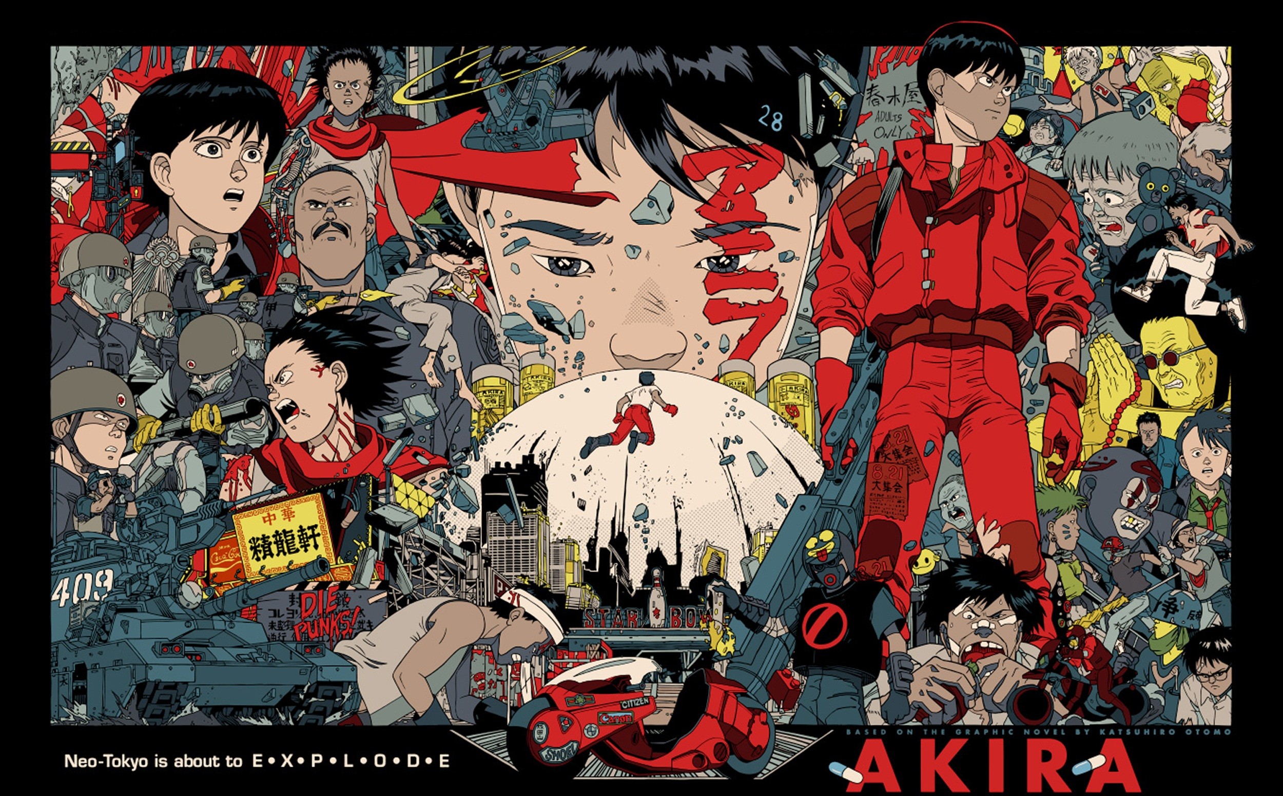 Akira Anime Japan Katsuhiro Otomo Anime Boys 2500x1552