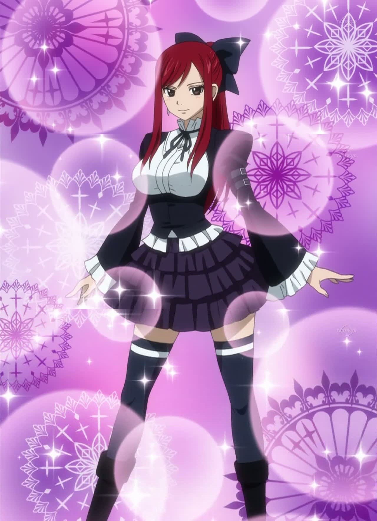 Anime Fairy Tail Thigh Highs Scarlet Erza 1280x1769