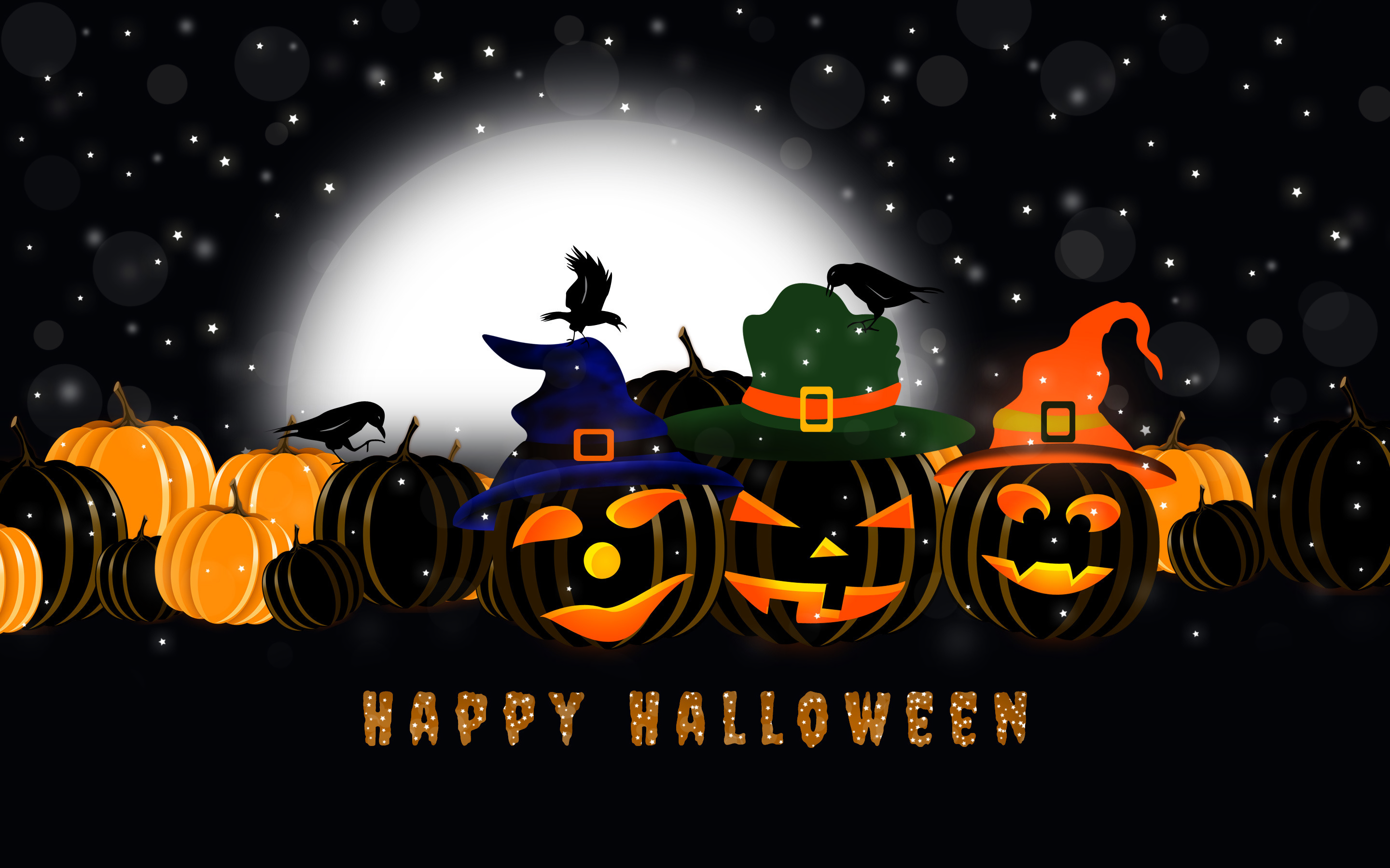 Holiday Halloween Pumpkin Jack O Lantern Happy Halloween 2880x1800