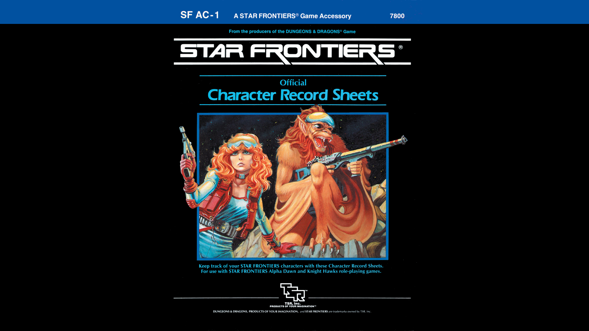 Book Cover Roleplaying Star Frontiers TSR Table Top RPG 1920x1080