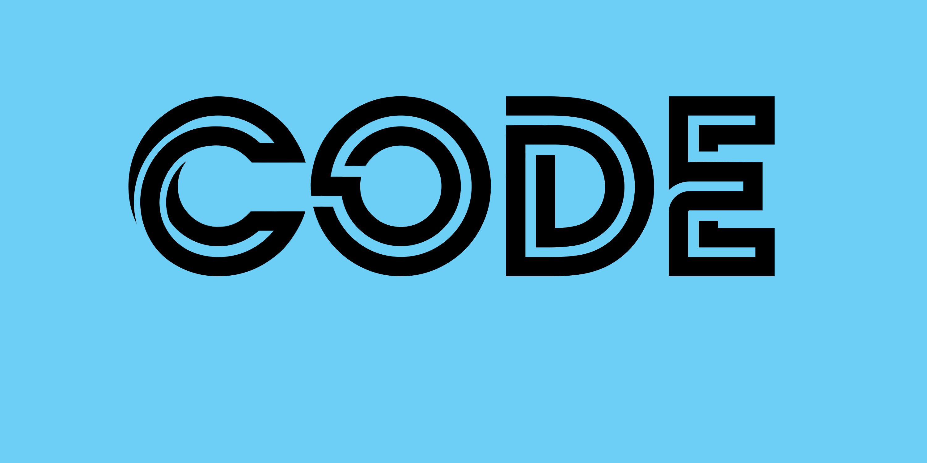 Code Code Clan Typography Simple Background 3000x1500