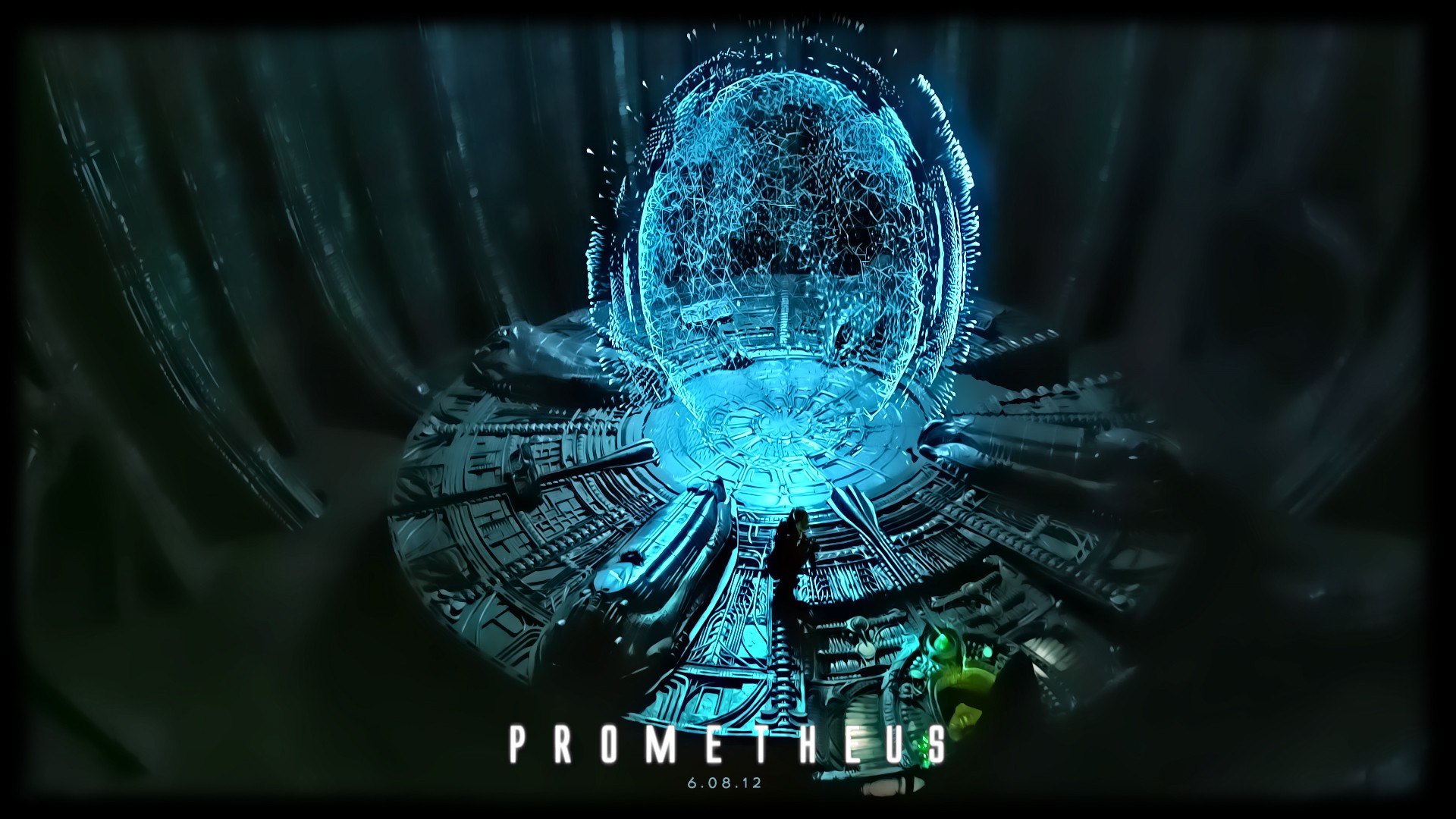 Movies Prometheus Movie 2012 Year Science Fiction Cyan 1920x1080