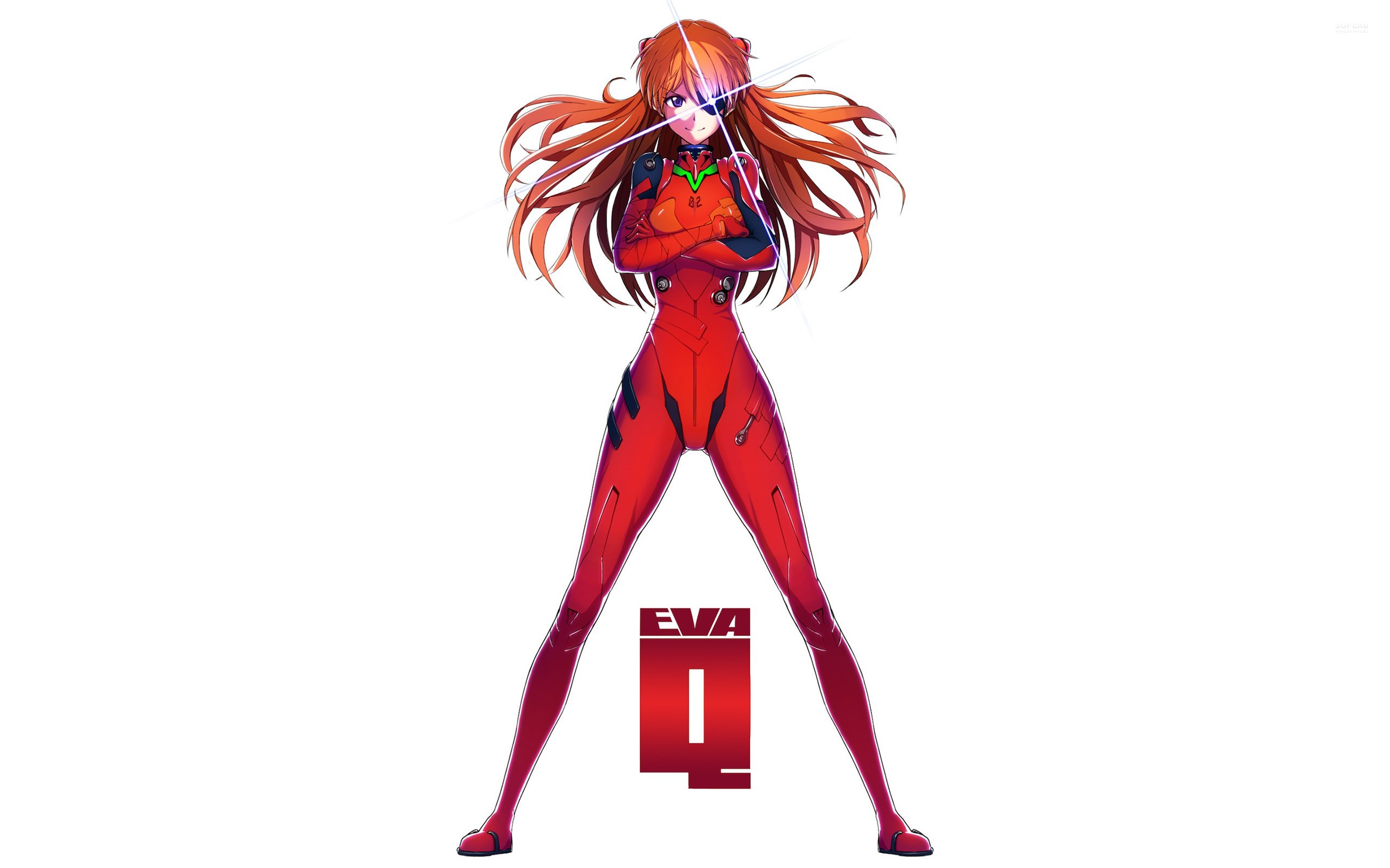 Asuka Langley Soryu Neon Genesis Evangelion Simple Background Anime Anime Girls Asuka Langley Shikin 2560x1600