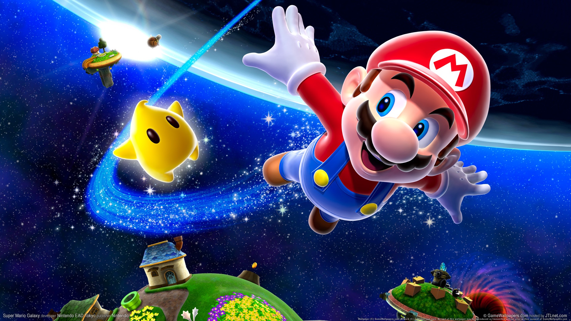 Video Game Super Mario Galaxy 1920x1080