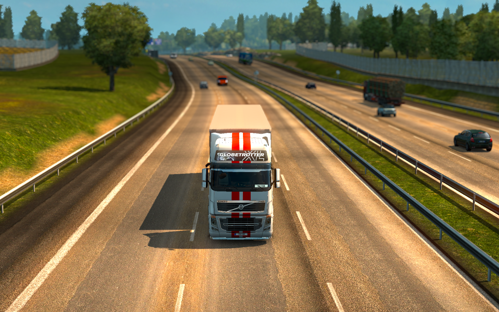 Video Games Euro Truck Simulator 2 Highway Trucks Volvo FH16 1680x1050