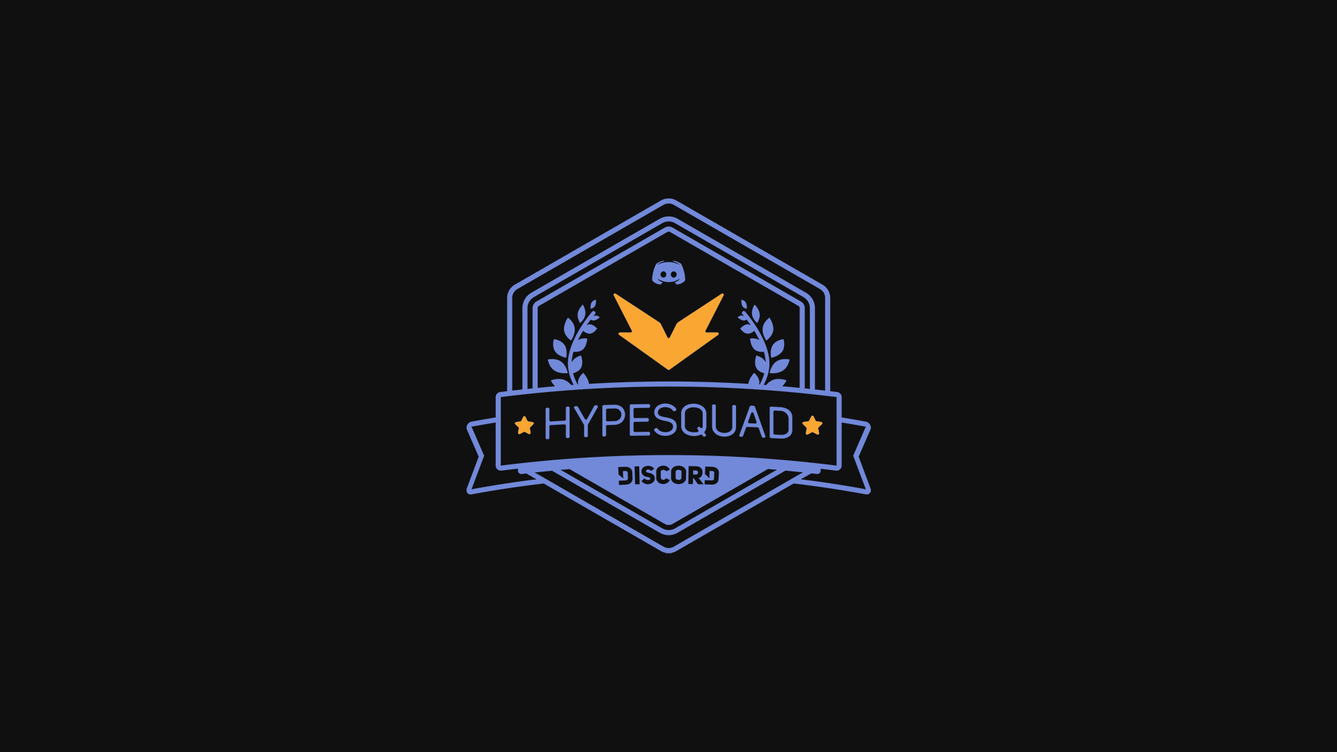 Discord HypeSquad Dark Orange Purple Green Blue Yellow Black 1920x1080