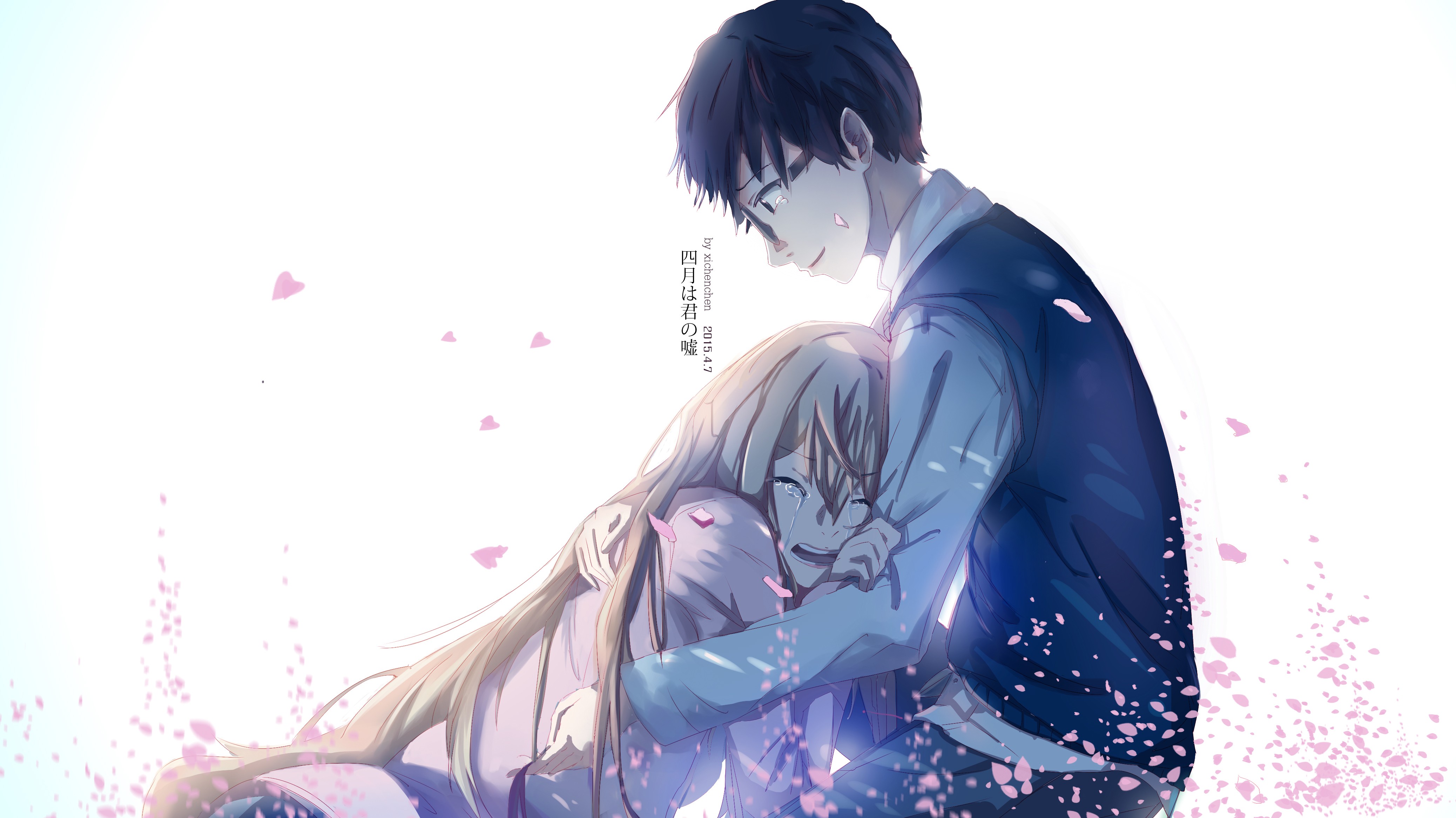 Shigatsu Wa Kimi No Uso Miyazono Kaori Arima Kousei 4152x2335