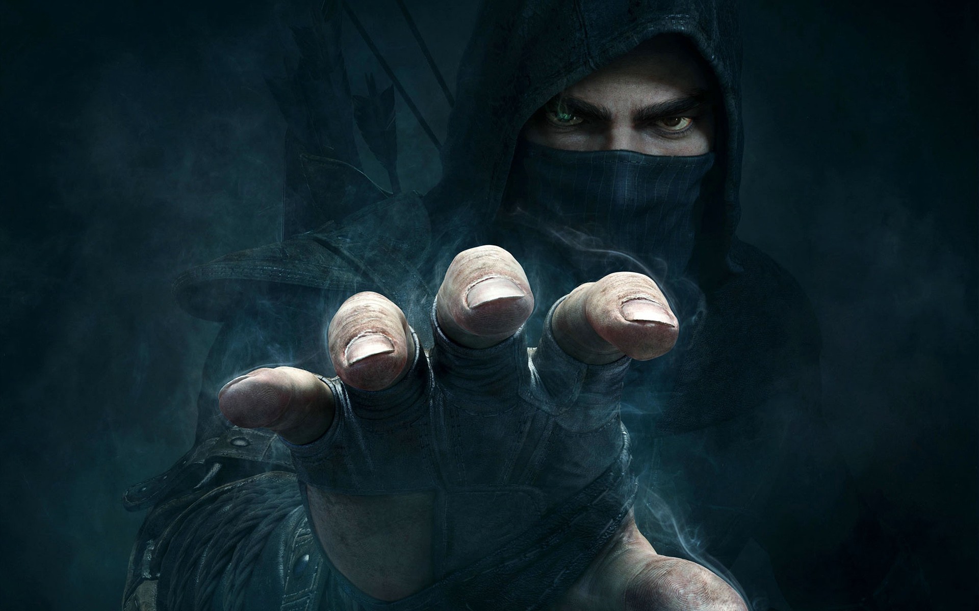 Thief Video Games Hands Mask Hoods 1920x1200