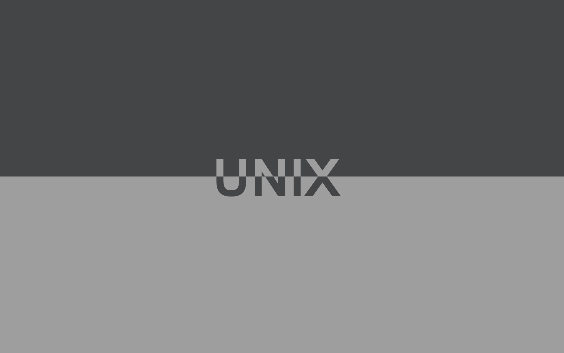 Unix Typography Minimalism 1920x1200